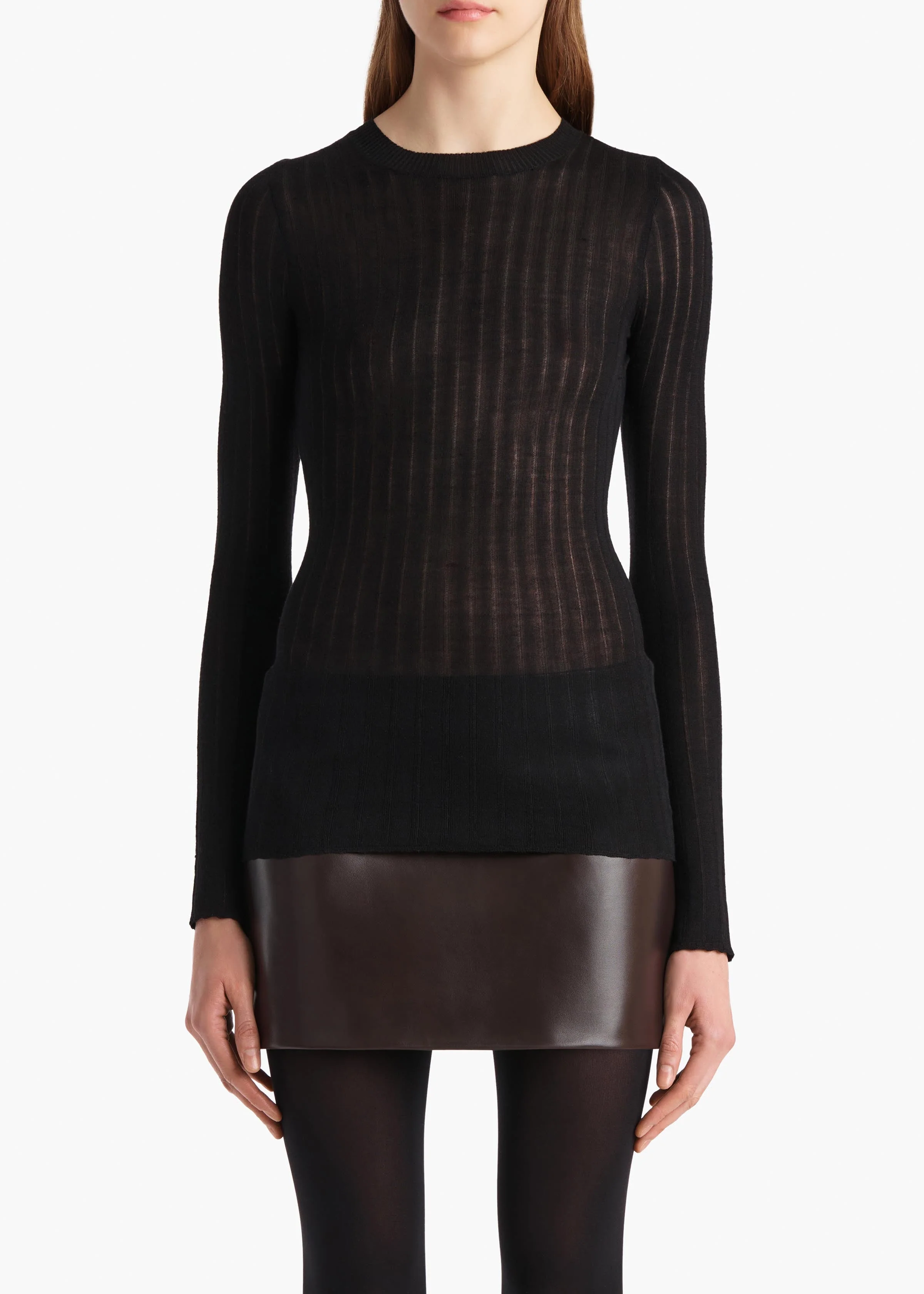 Khaite - Elm Top in Black - Image 3