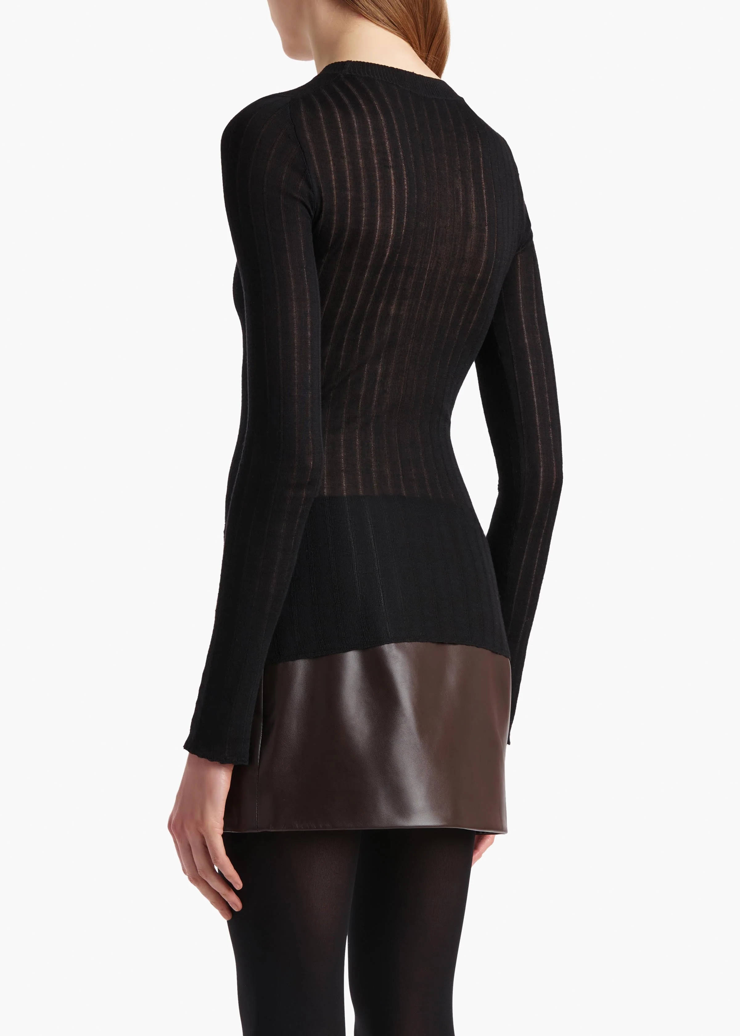 Khaite - Elm Top in Black - Image 4
