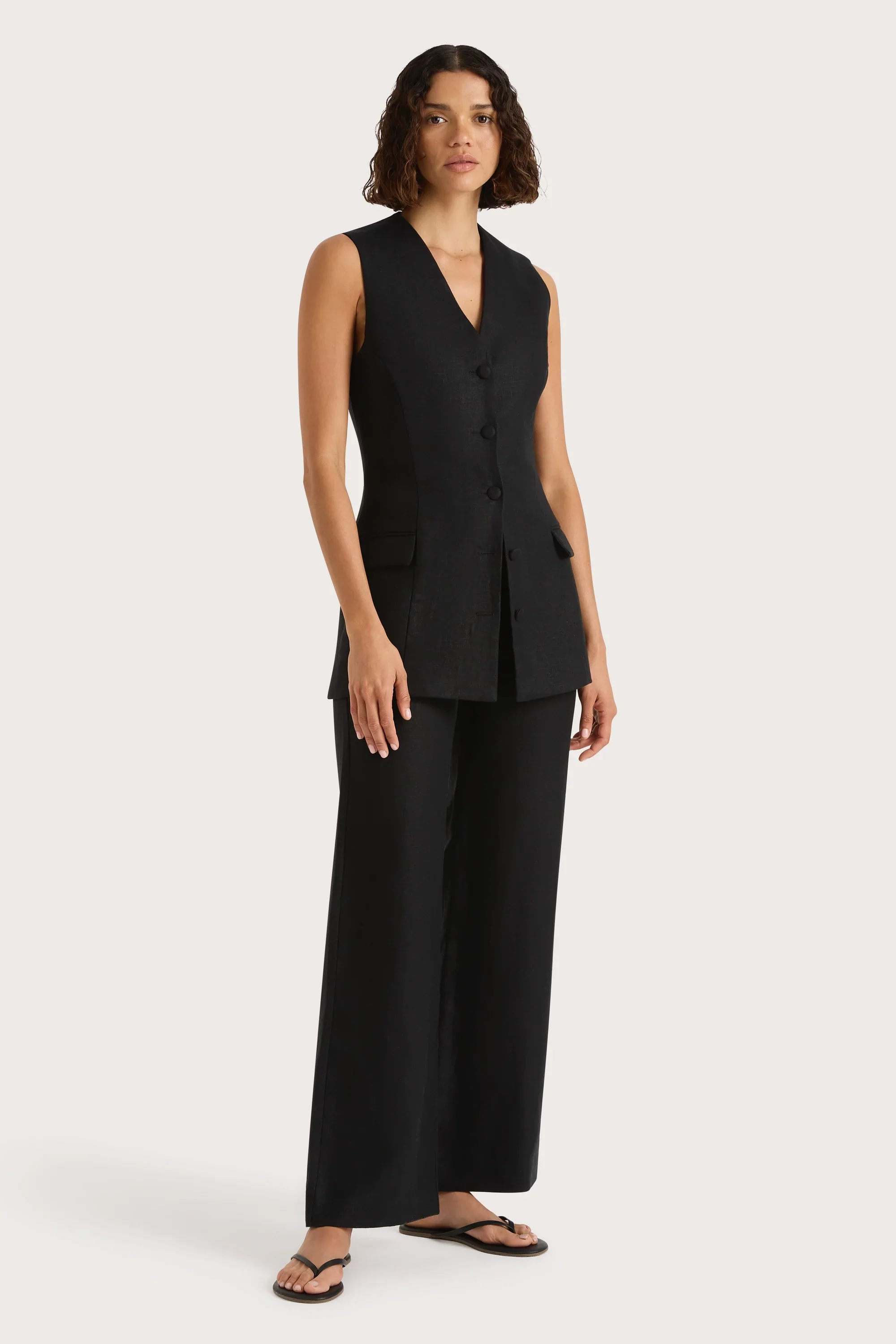 Faithfull - Eloise Vest Black - Final Sale - Image 2