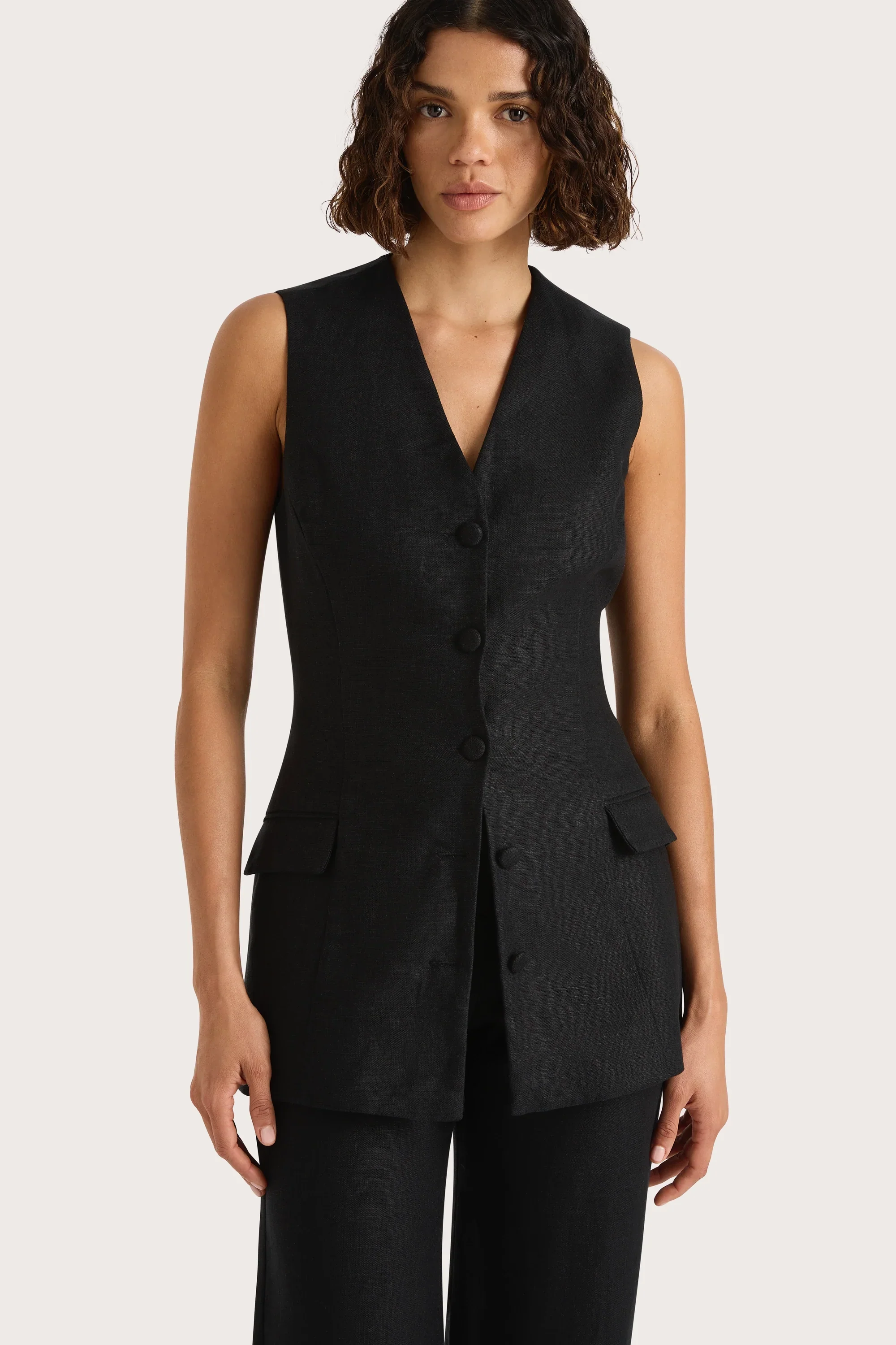 Faithfull - Eloise Vest Black - Final Sale - Image 3