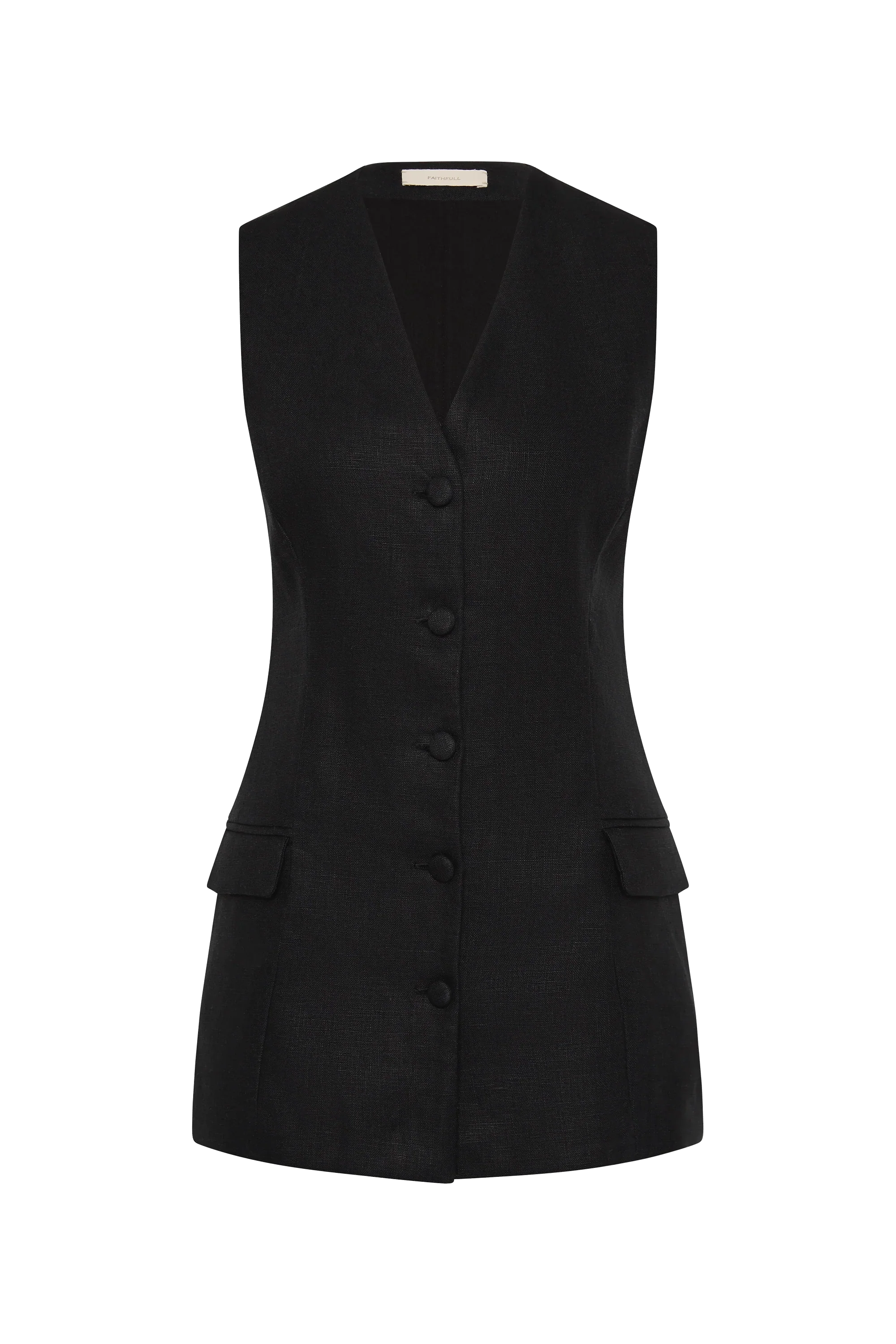 Faithfull - Eloise Vest Black - Final Sale - Image 7