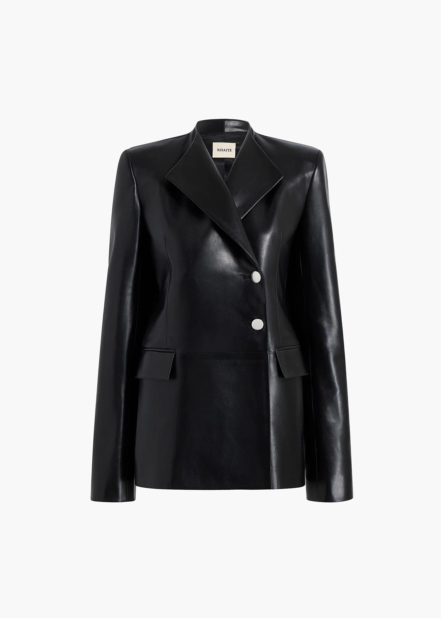 Khaite - Elona Jacket in Black Leather - Image 8