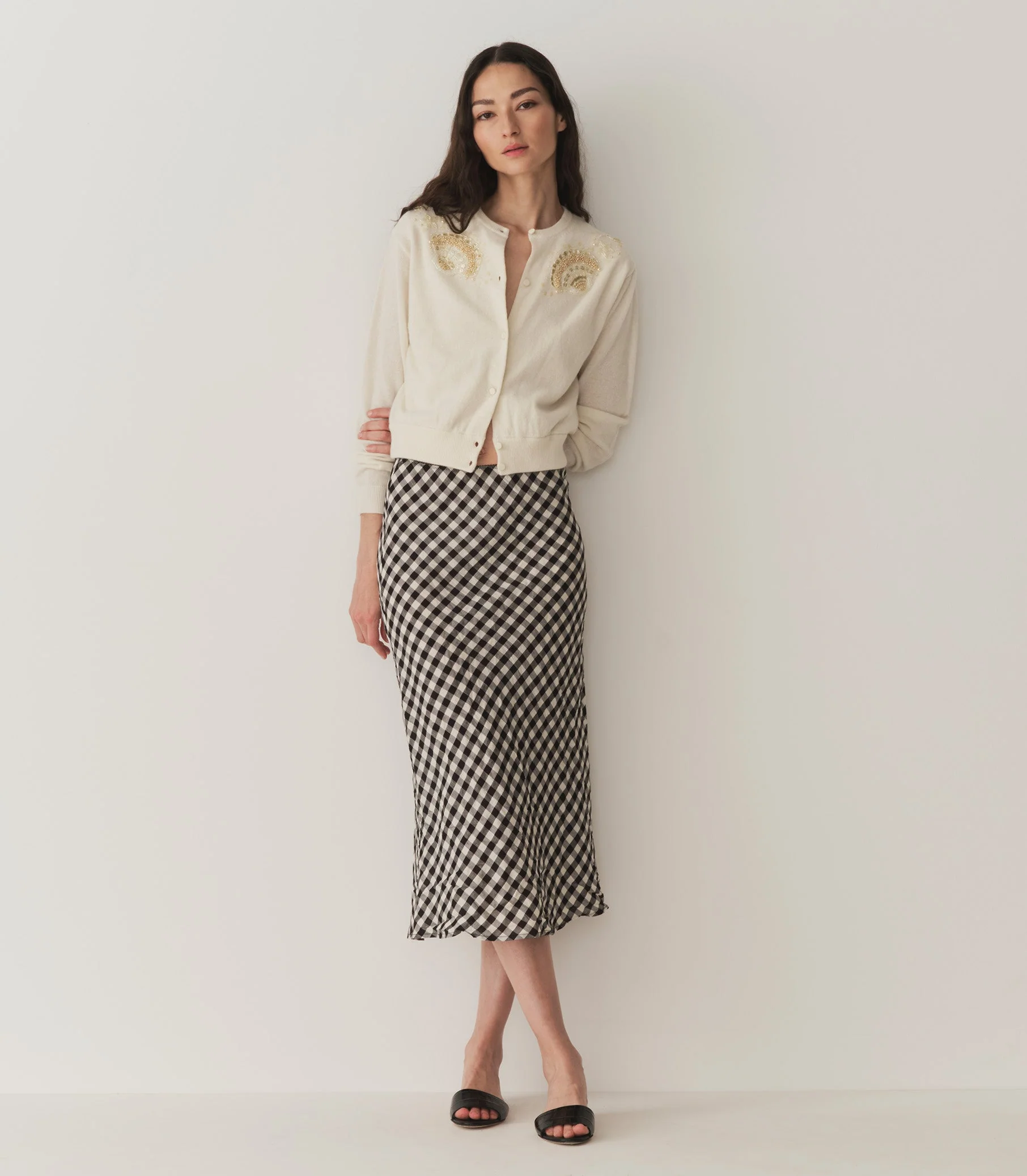 DÔEN - ELOWEN SKIRT -- MARILYN GINGHAM - Image 3