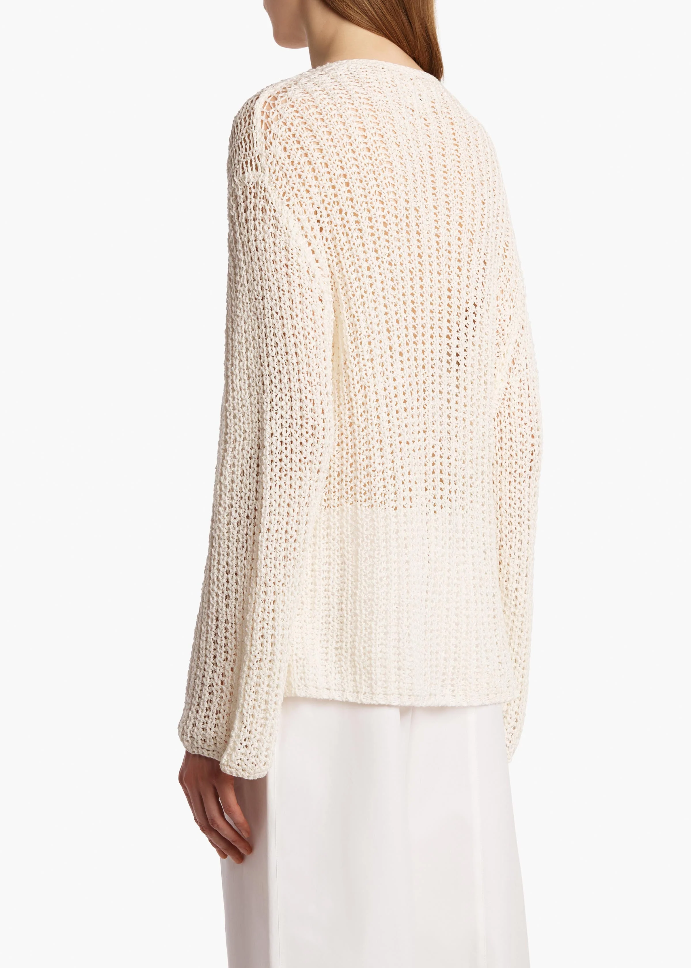 Khaite - Elowen Sweater in Ivory - Image 12