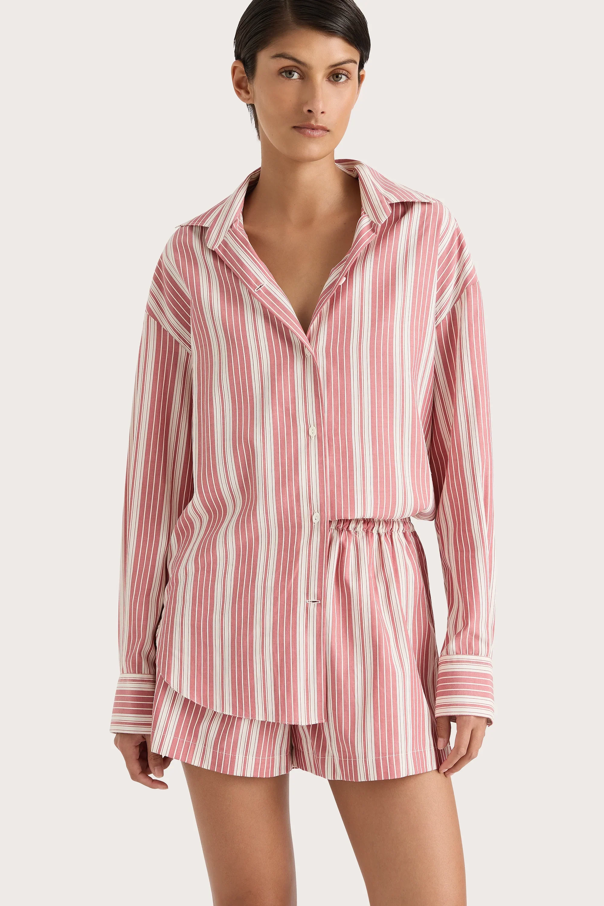 Faithfull - Elva Shorts Cherry Stripe - Final Sale - Image 4
