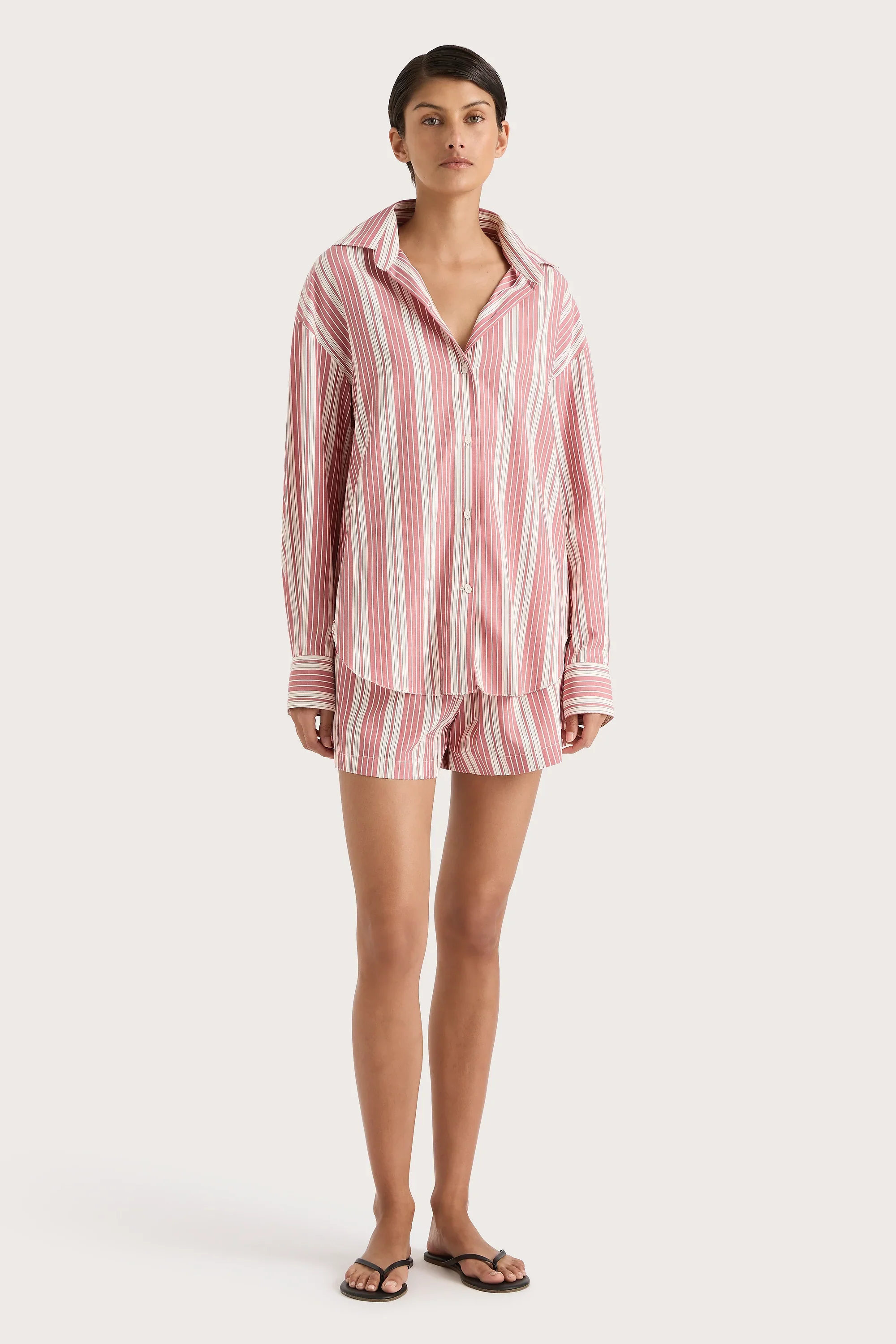 Faithfull - Elva Shorts Cherry Stripe - Final Sale - Image 7