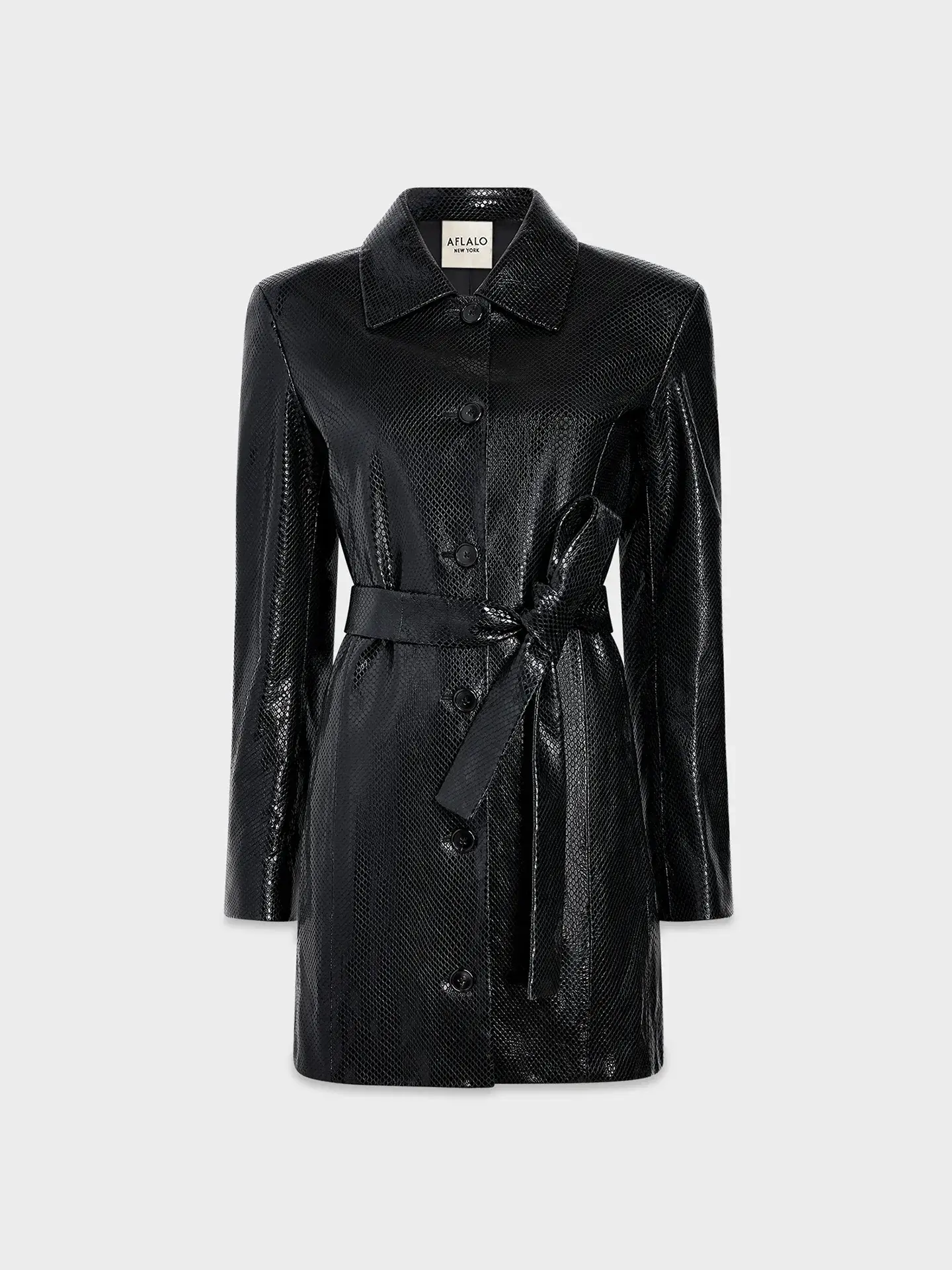 Aflalo - Elyra Jacket in Python Embossed Leather