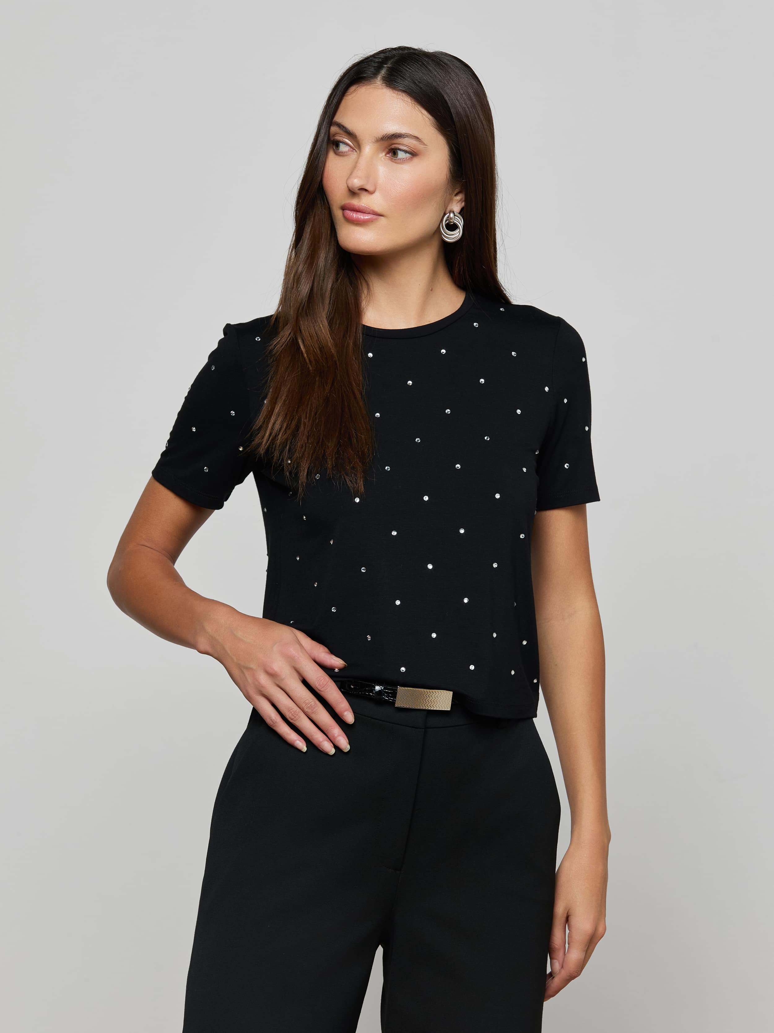 L'AGENCE - Elyse Croc - Embossed Leather Belt - Image 5