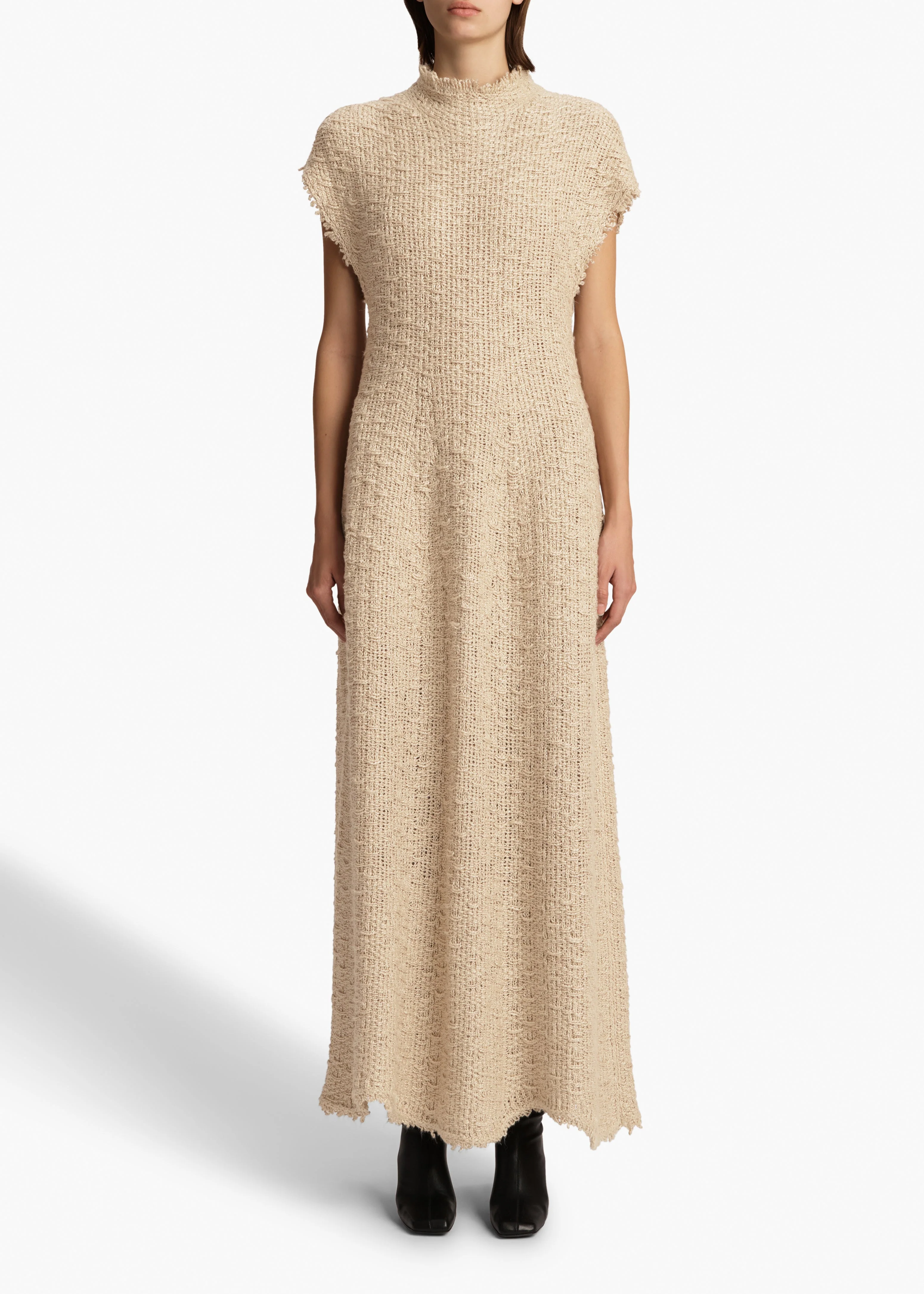 Khaite - Ema Dress in Flax - Image 10