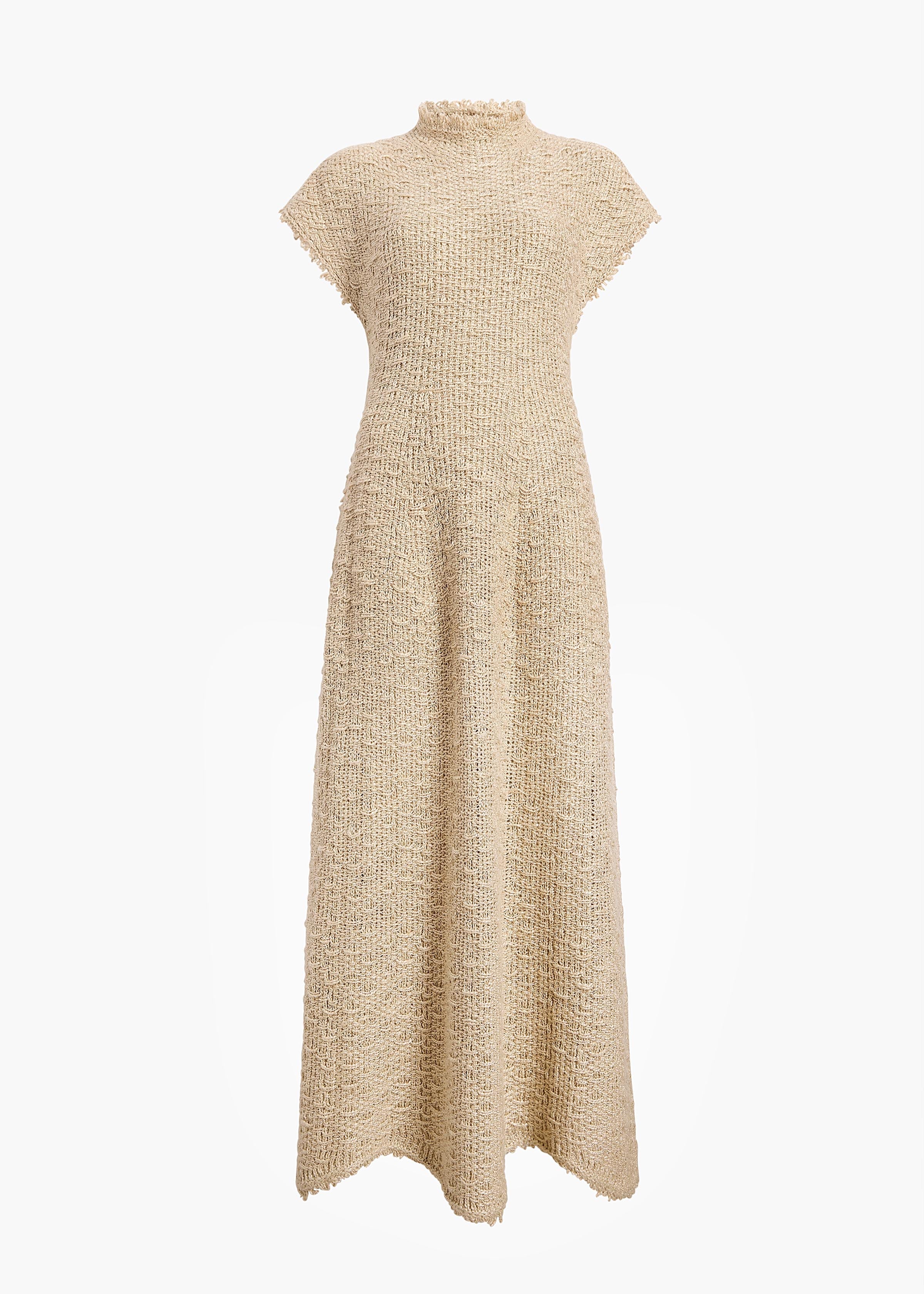 Khaite - Ema Dress in Flax - Image 8