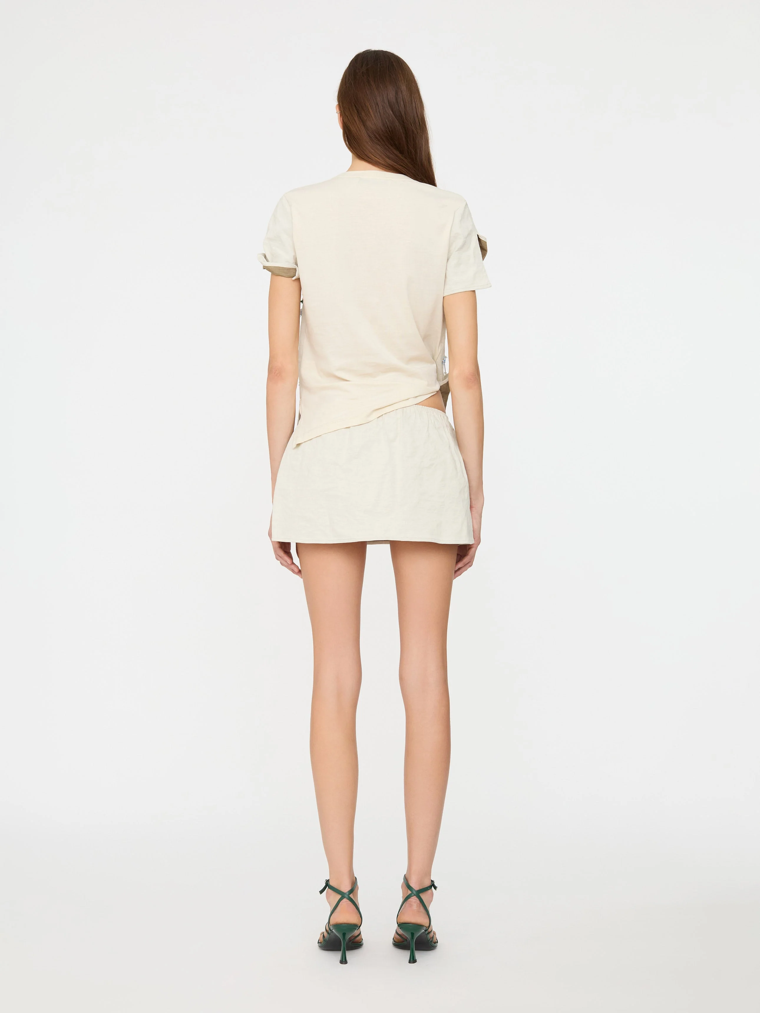 Christopher Esber - Embla Beaded Crushed Micro Skirt - Image 3