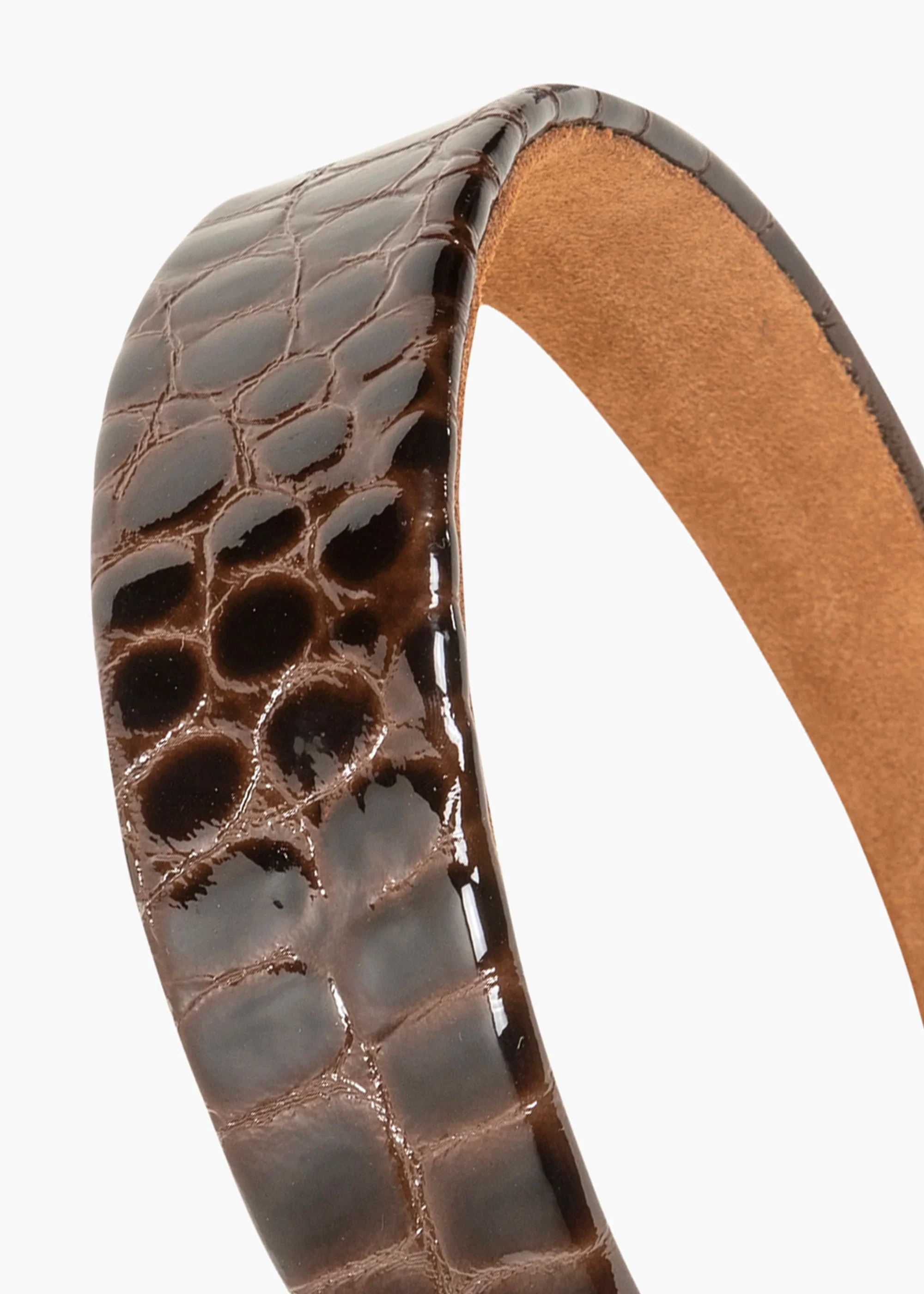 Jennifer Behr - Embossed Leather Cruz Headband - Image 4
