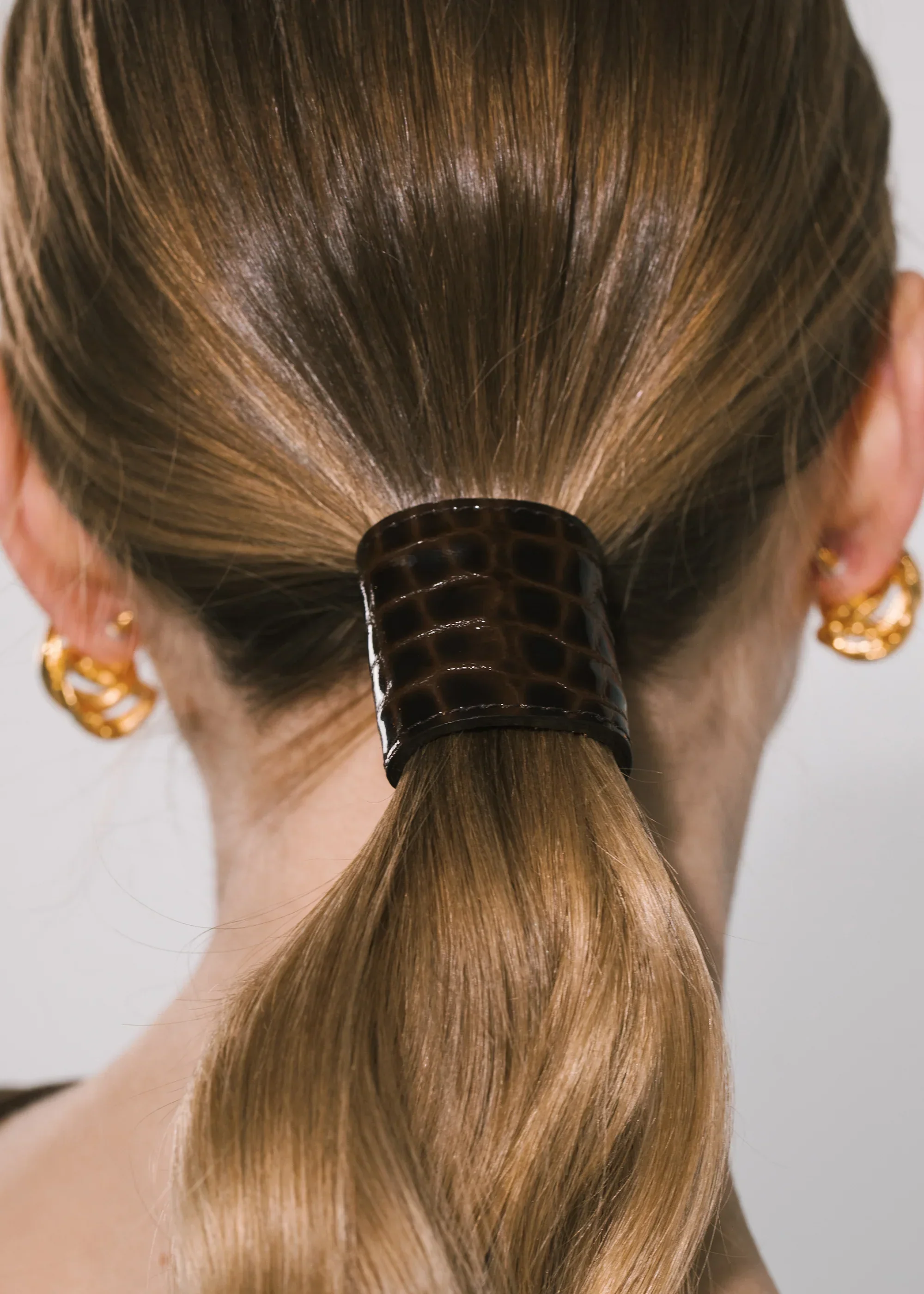 Jennifer Behr - Embossed Leather Ponywrap - Image 2