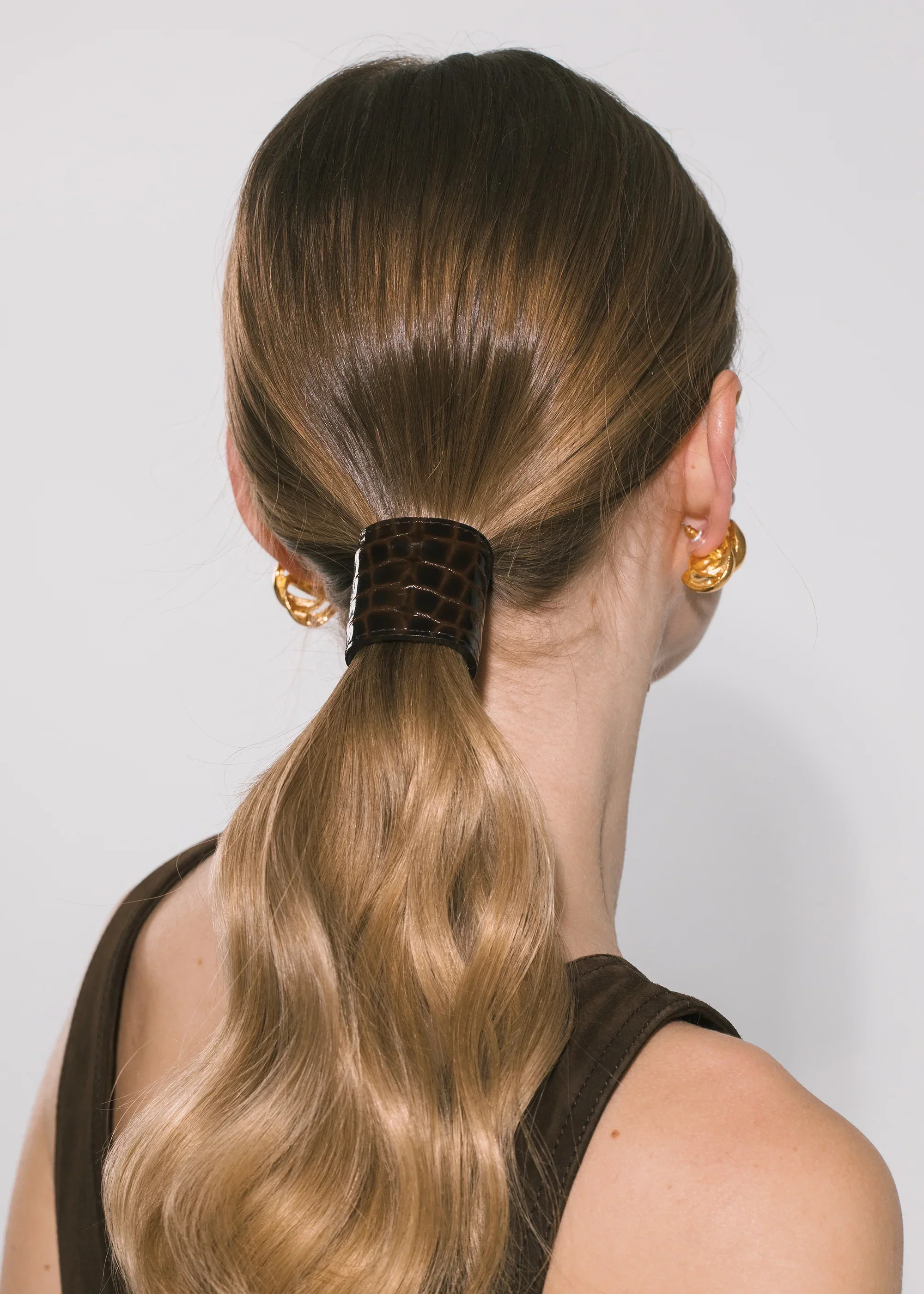 Jennifer Behr - Embossed Leather Ponywrap - Image 3