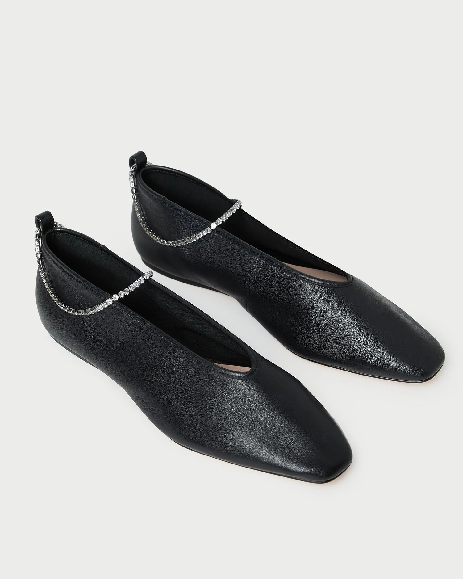 Loeffler Randall - Emery Black/Crystal Ballet Flat - Image 4
