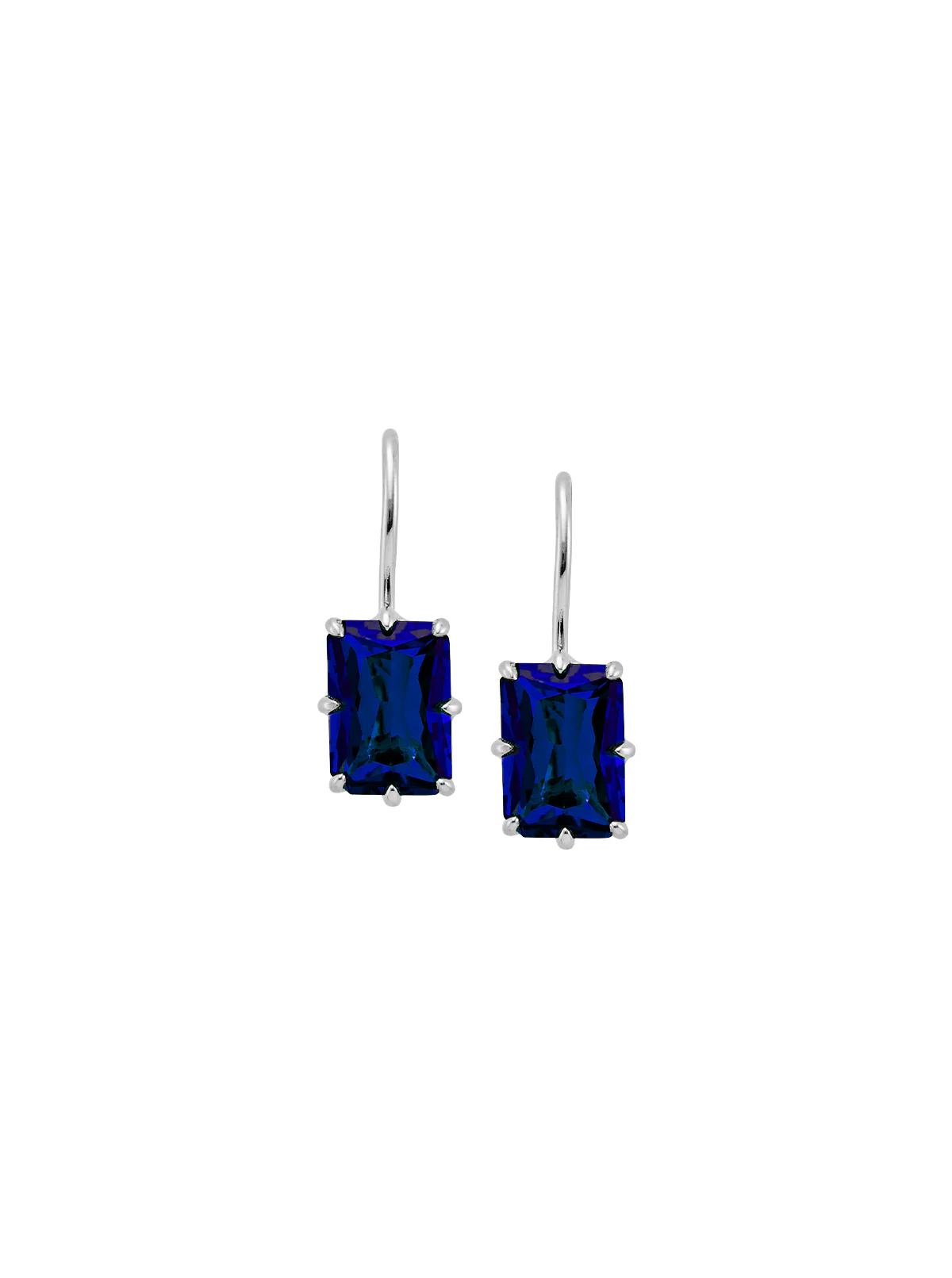 Dorsey - EMILE EARRINGS IN LAB BLUE SAPPHIRE