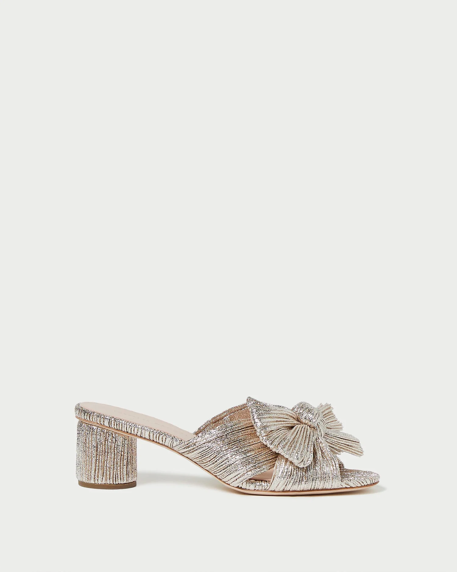 Loeffler Randall - Emilia Champagne Pleated Bow Heel - Image 4