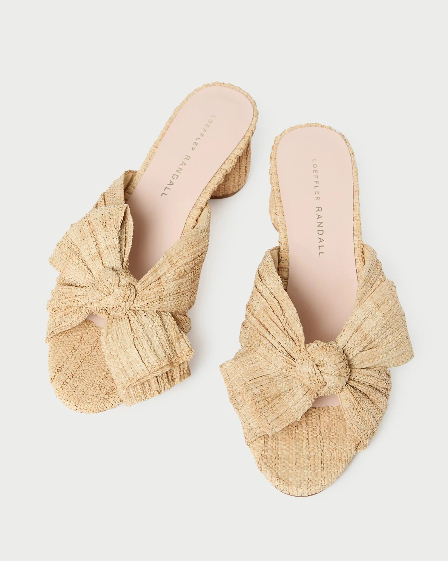 Loeffler Randall - Emilia Natural Pleated Bow Heel - Image 5