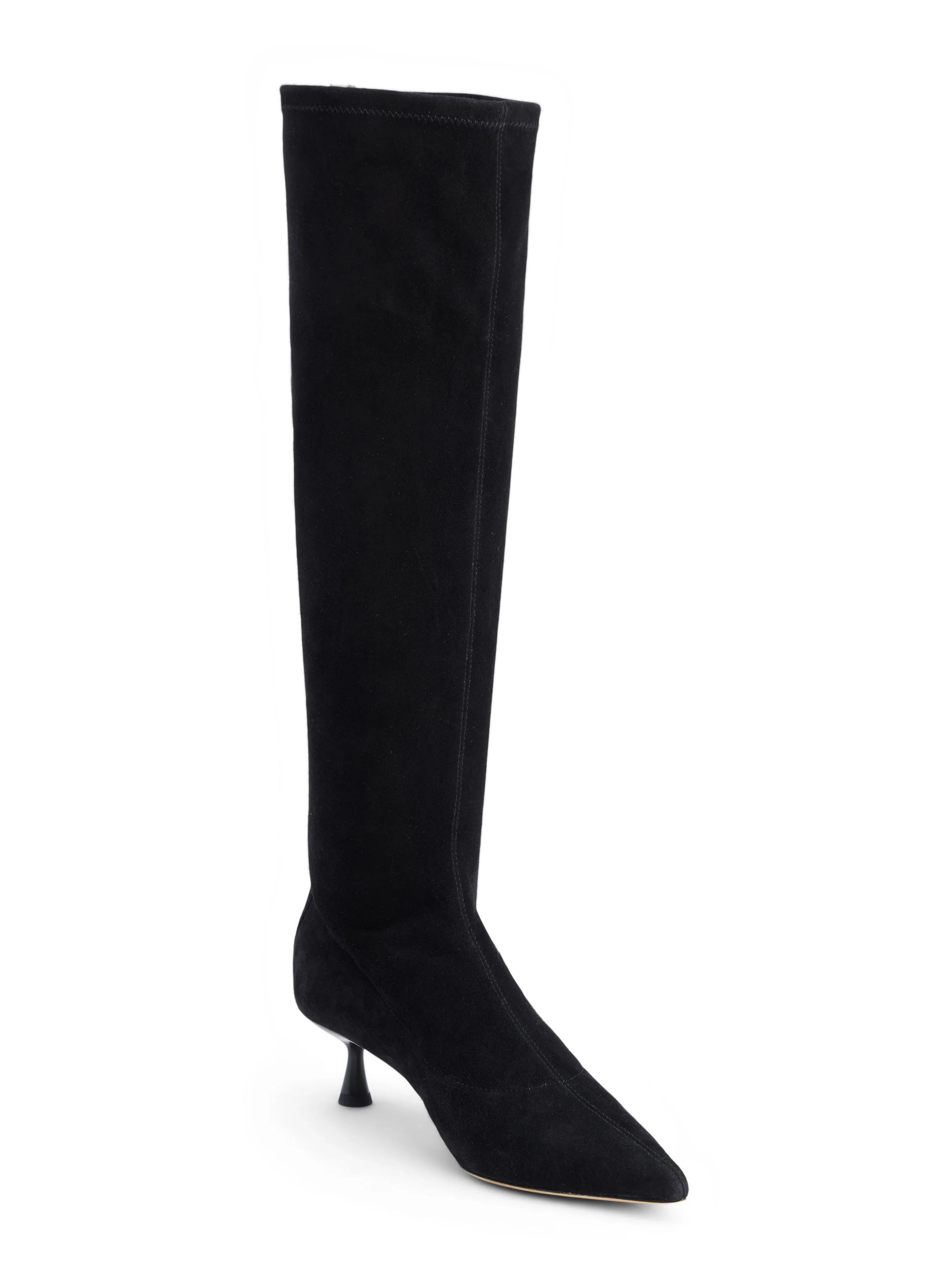 L'AGENCE - Emilie Suede Kitten - Heel Boot - Image 9