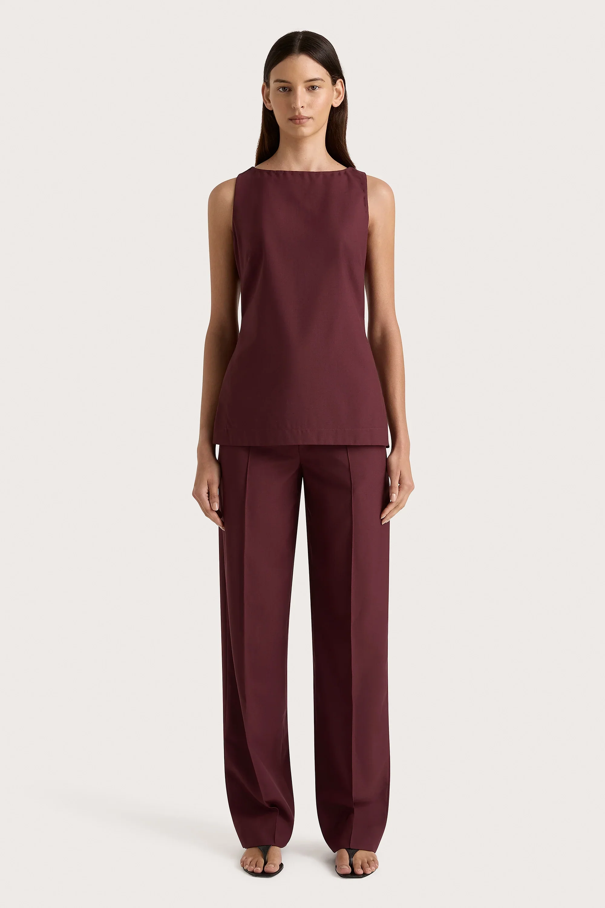 Faithfull - Emilie Trouser Bordeaux - Final Sale