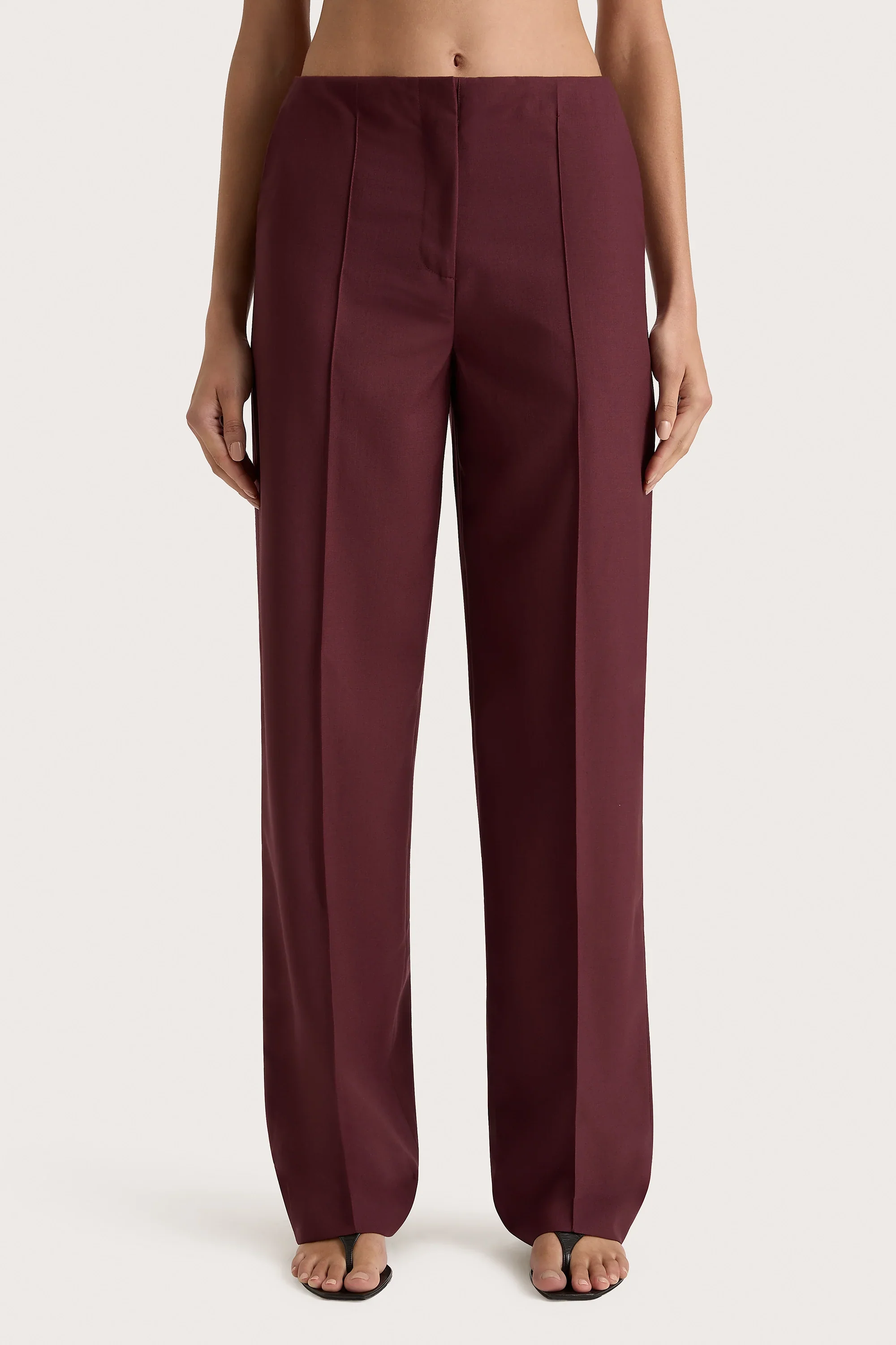 Faithfull - Emilie Trouser Bordeaux - Final Sale - Image 2