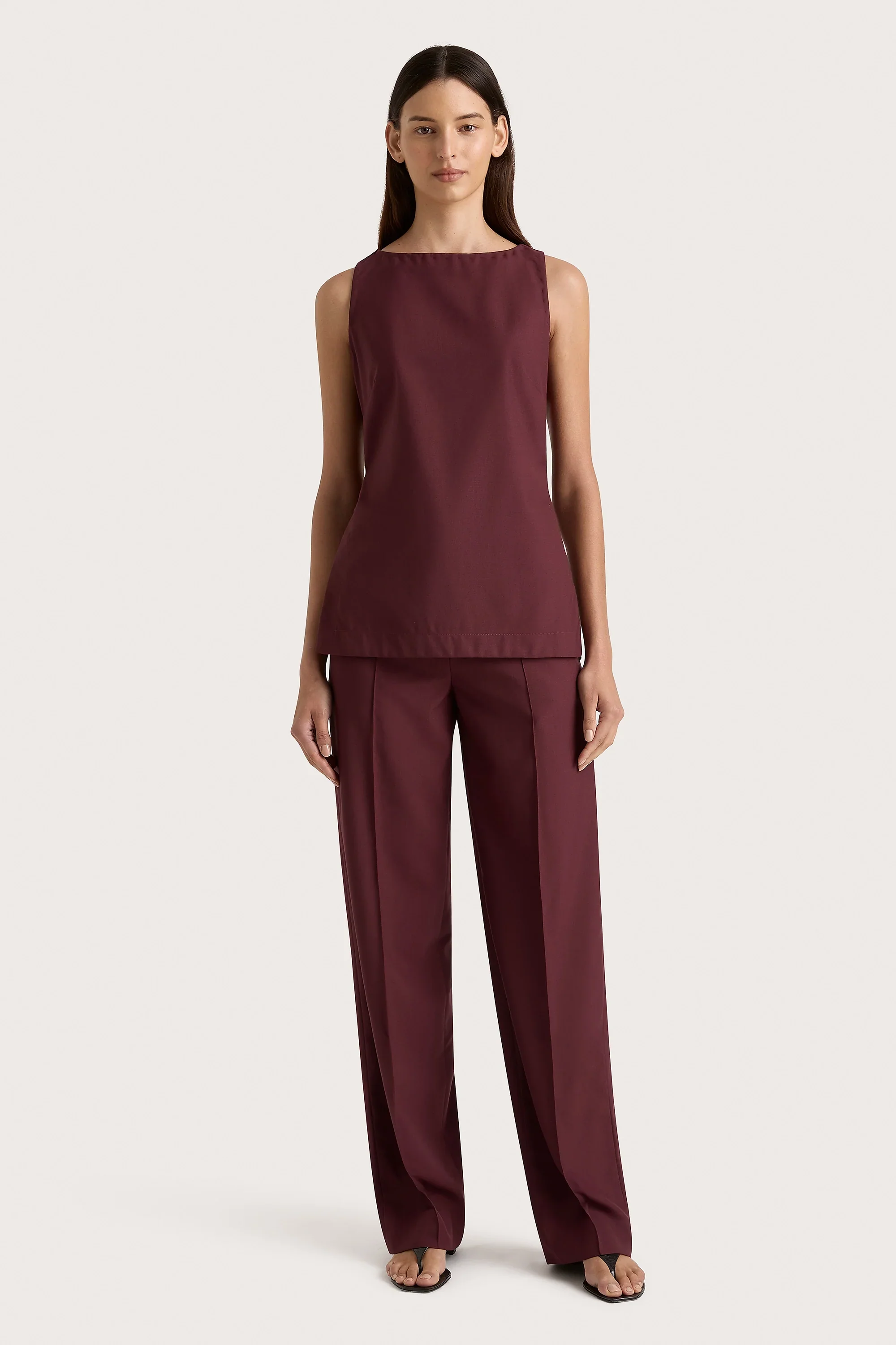 Faithfull - Emilie Trouser Bordeaux - Final Sale - Image 3