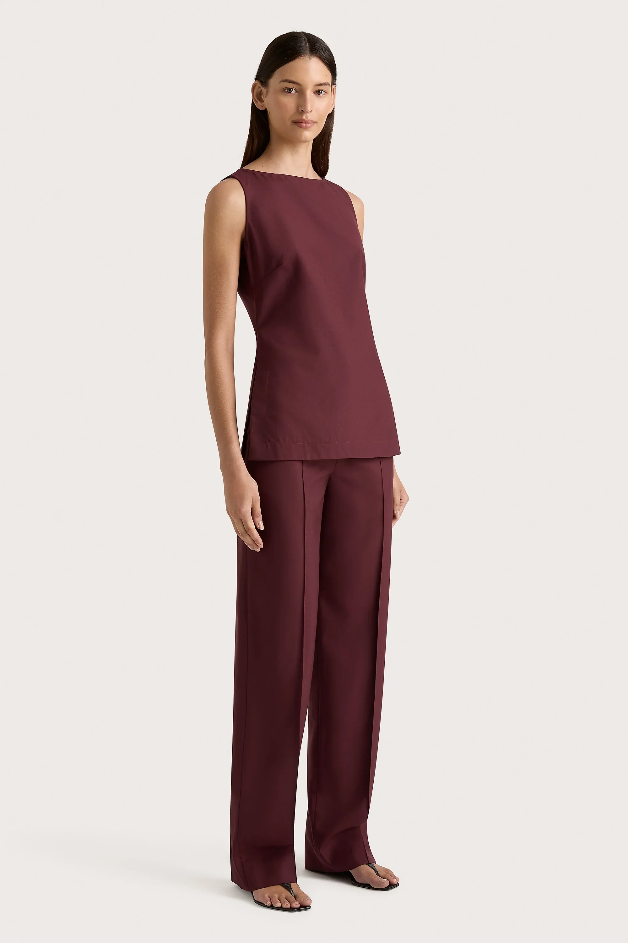 Faithfull - Emilie Trouser Bordeaux - Final Sale - Image 4