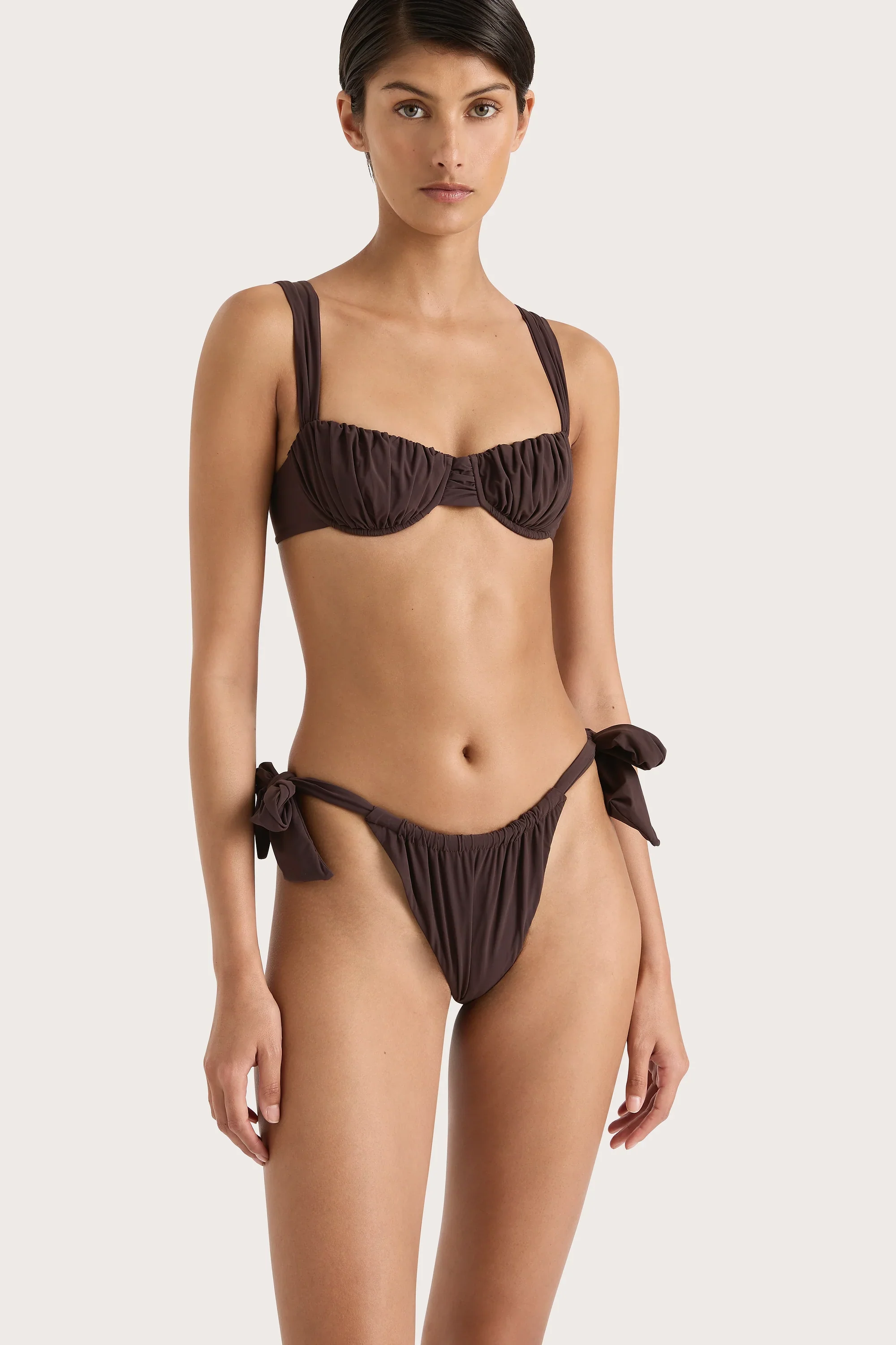 Faithfull - Emily Bikini Top Coffee - Final Sale - Image 5