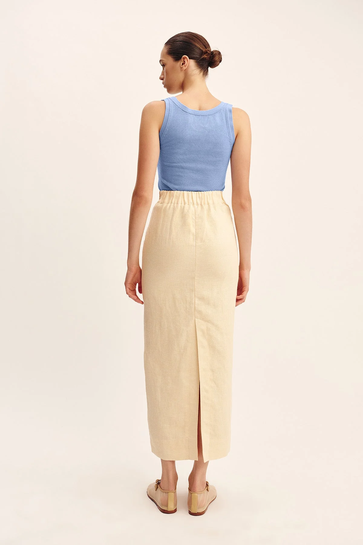 Posse - EMMA PENCIL SKIRT - DUSTY CITRON - Image 2