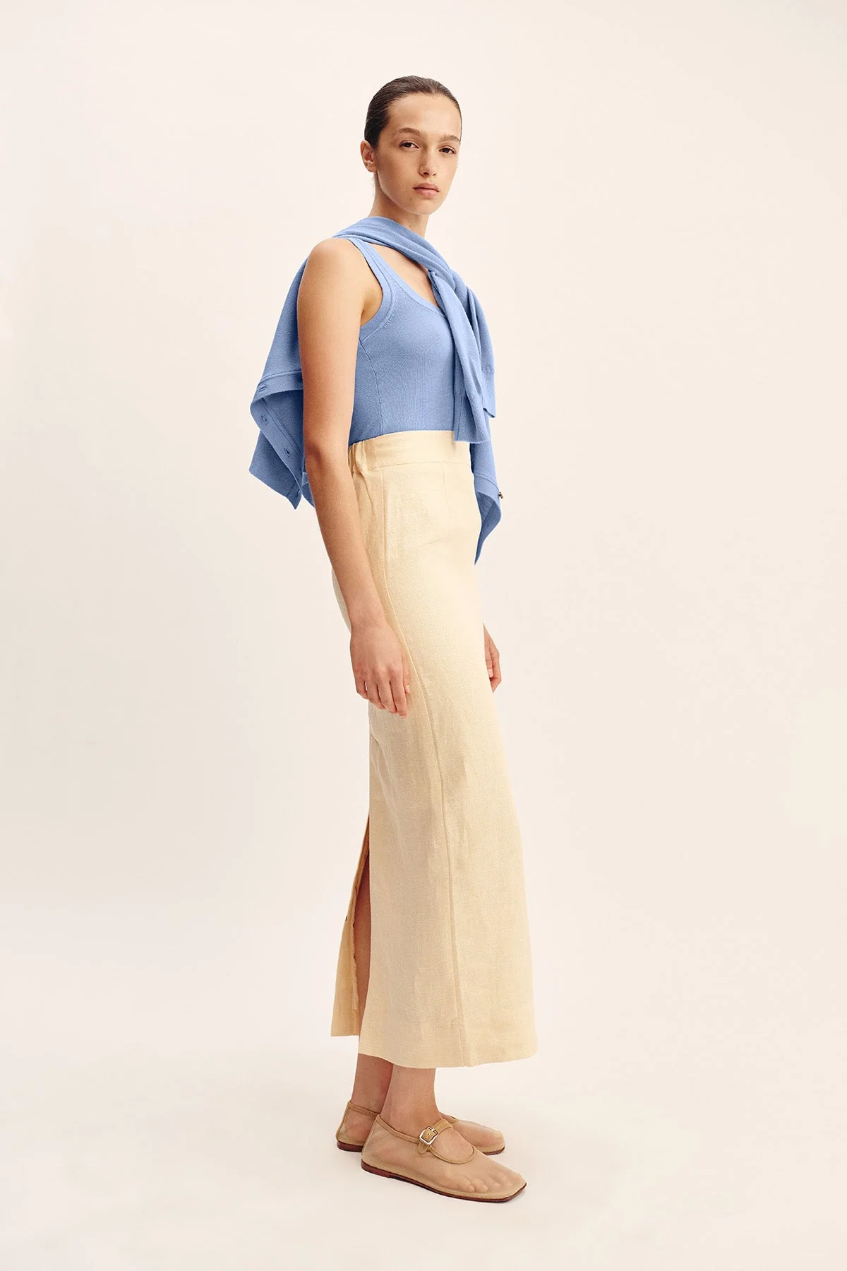 Posse - EMMA PENCIL SKIRT - DUSTY CITRON - Image 8