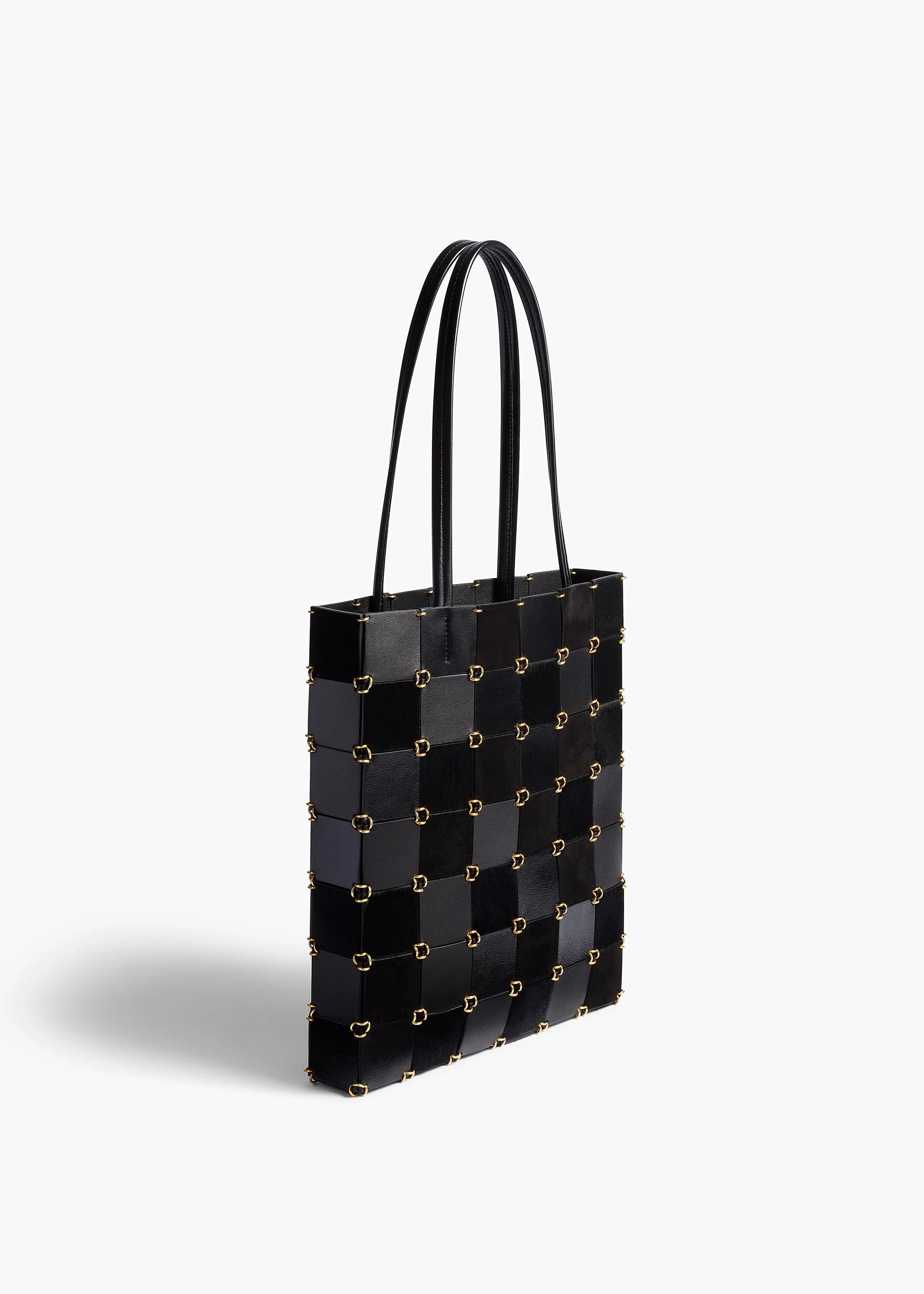 Khaite - Small Emma Tote in Black Haircalf Multi Leather - Image 8