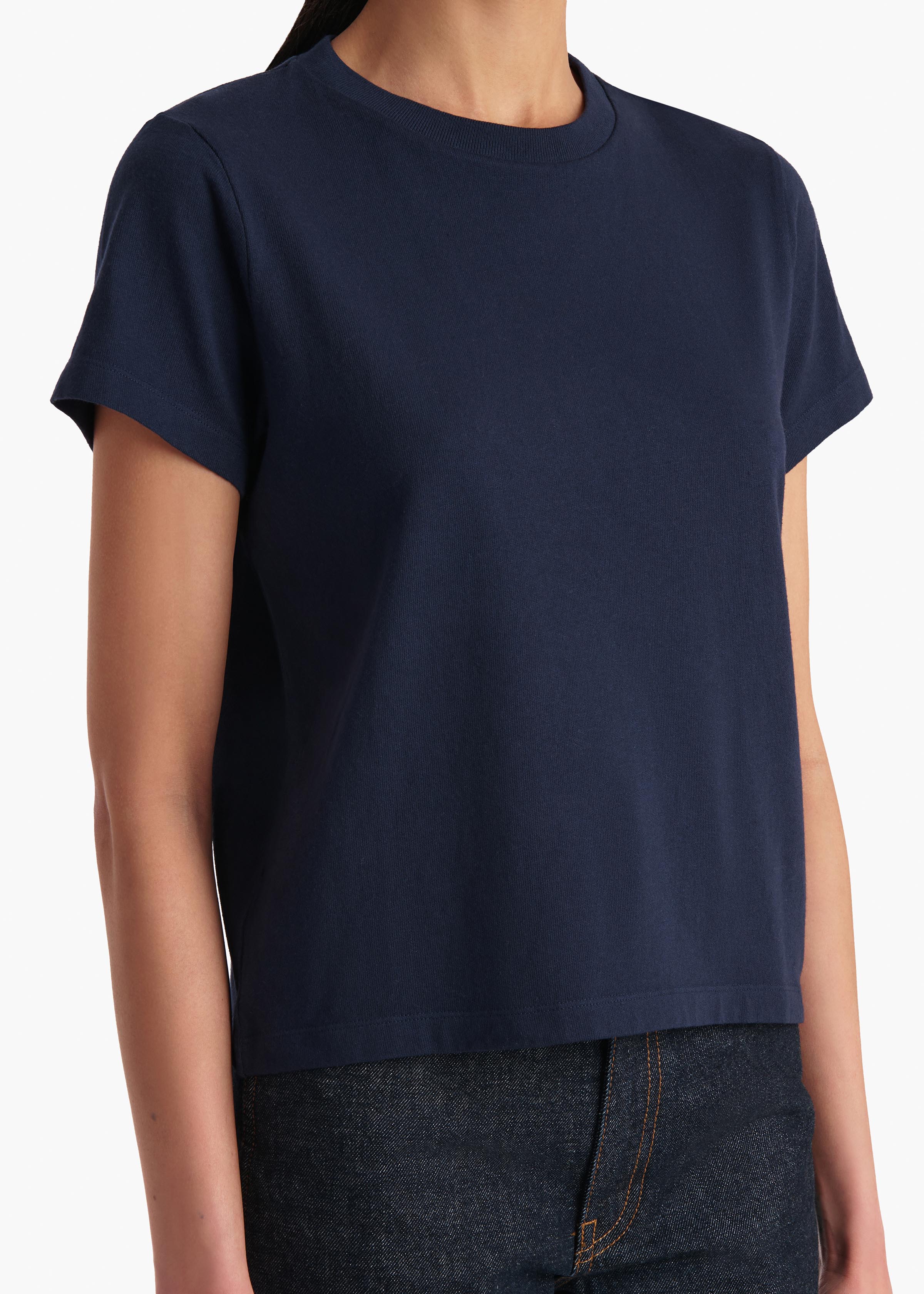 Khaite - Emmylou T - Shirt in Indigo - Image 12