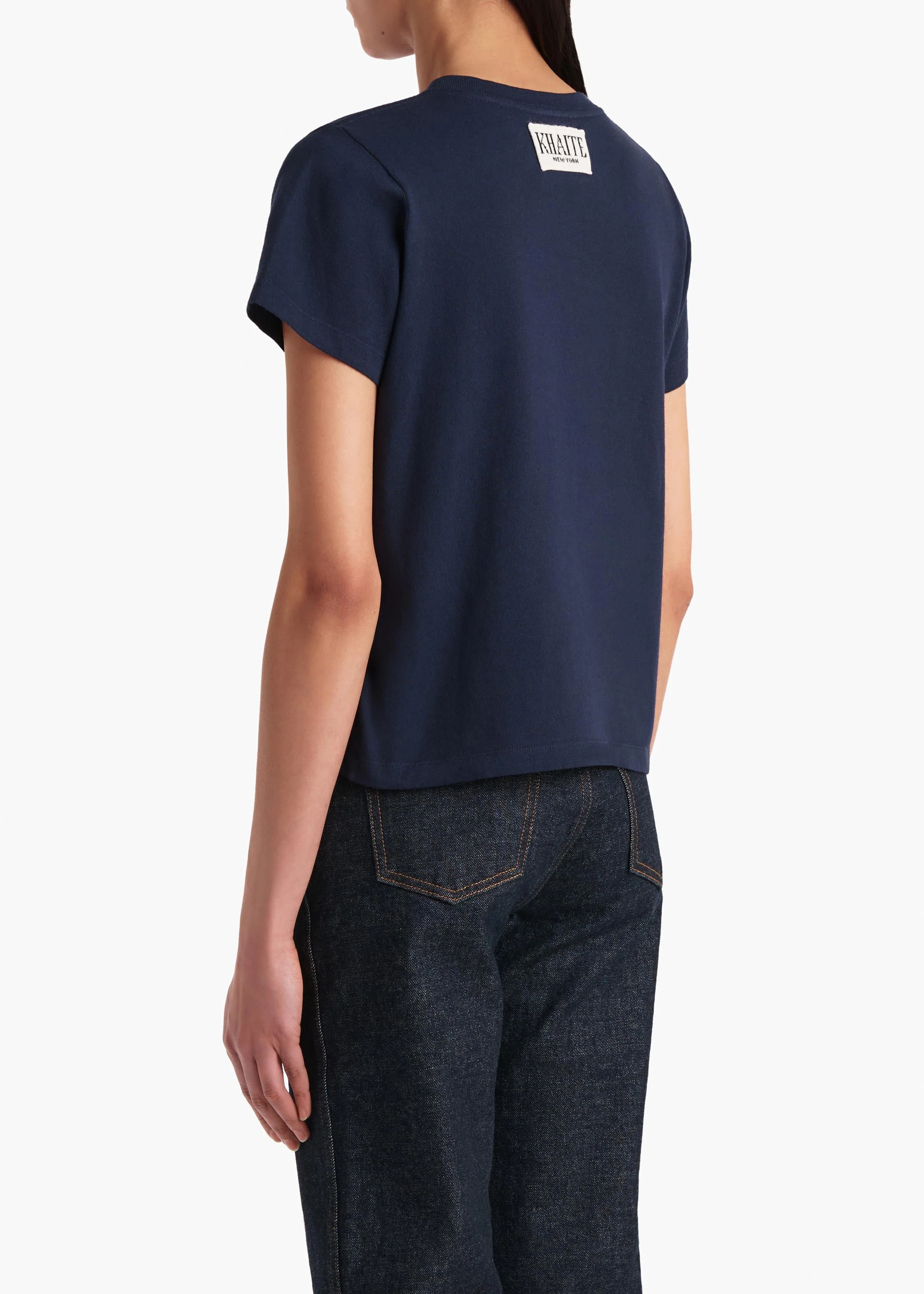 Khaite - Emmylou T - Shirt in Indigo - Image 4
