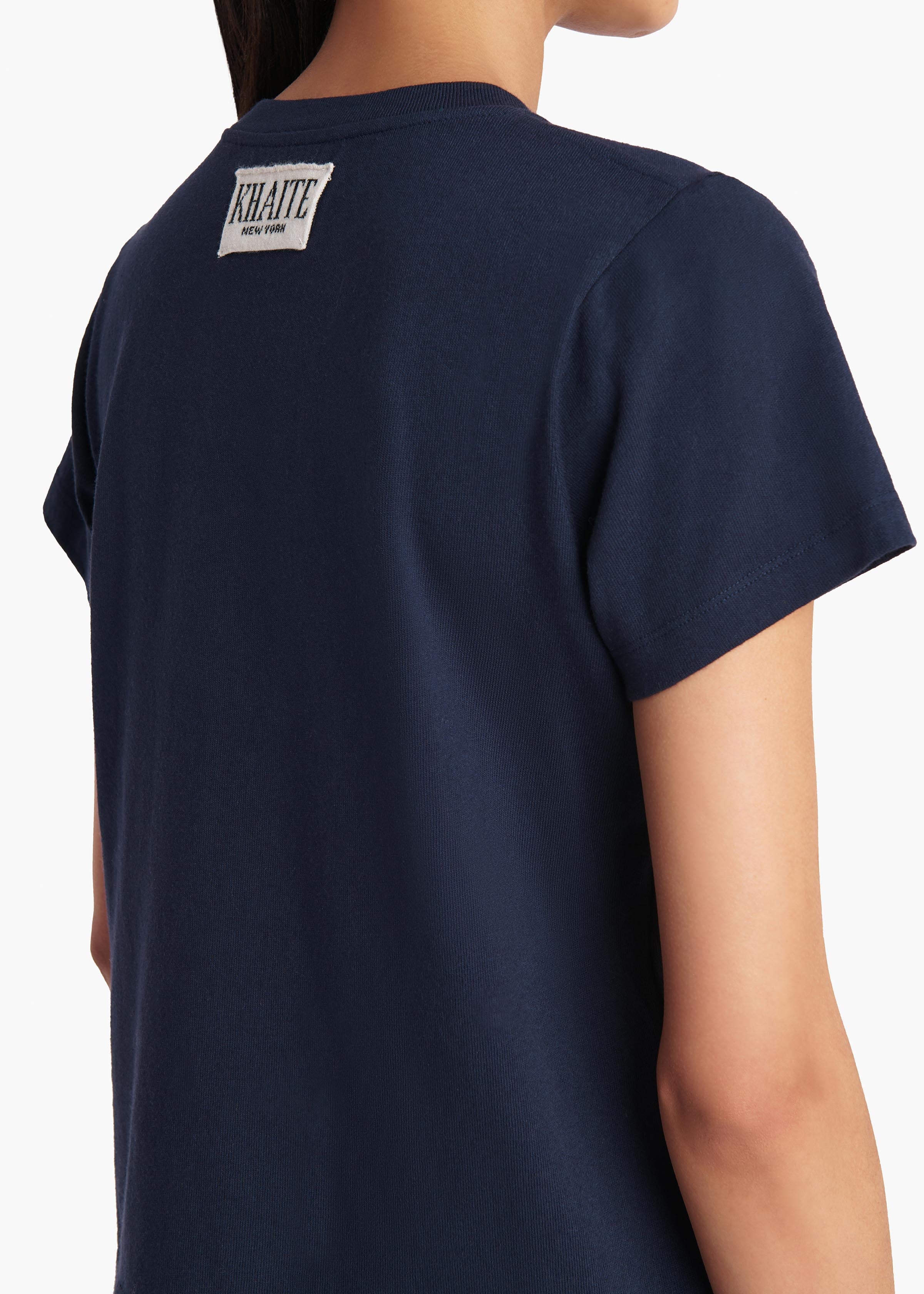 Khaite - Emmylou T - Shirt in Indigo - Image 6