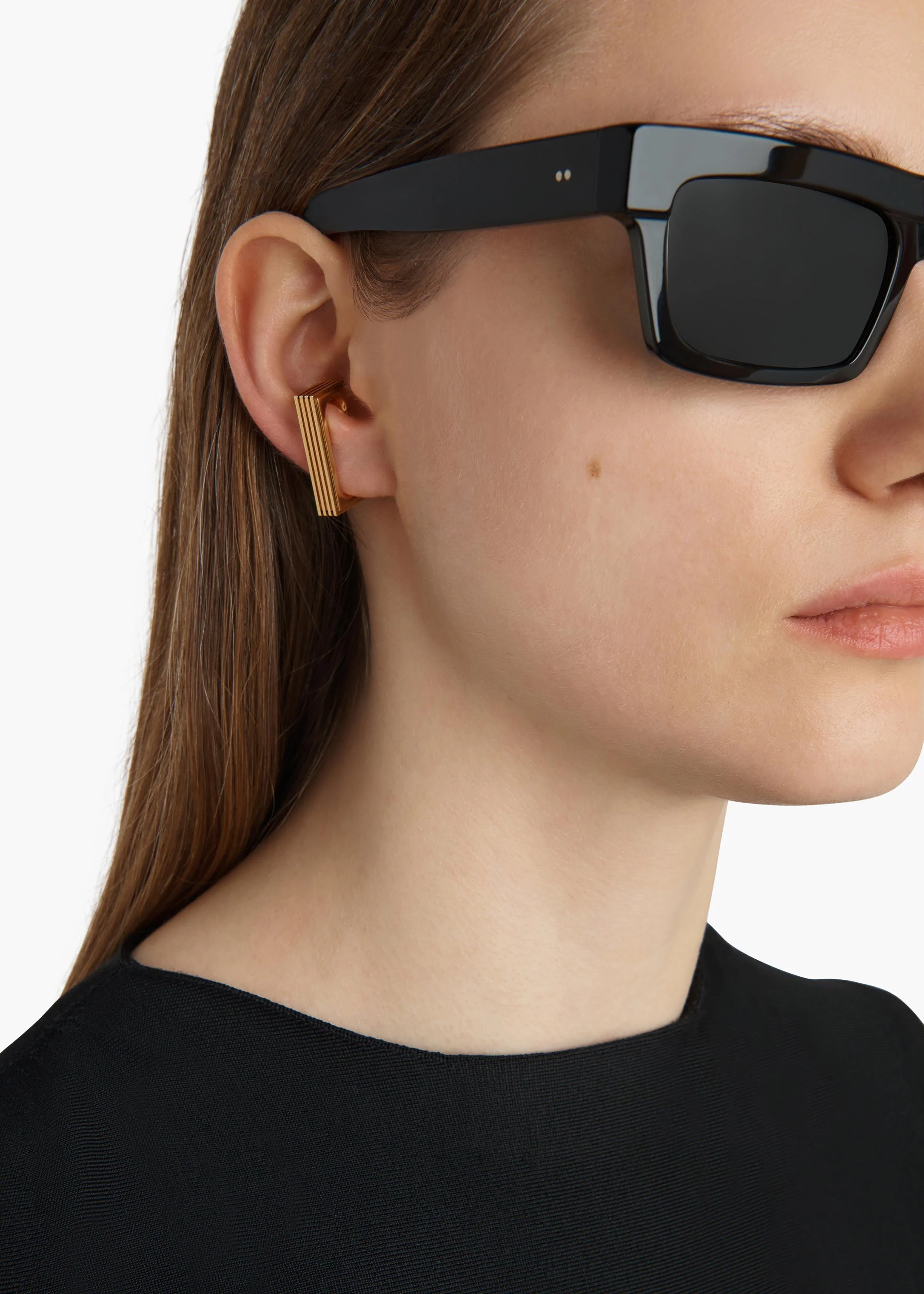 Khaite - Empire Ear Cuffs in Gold - Image 6
