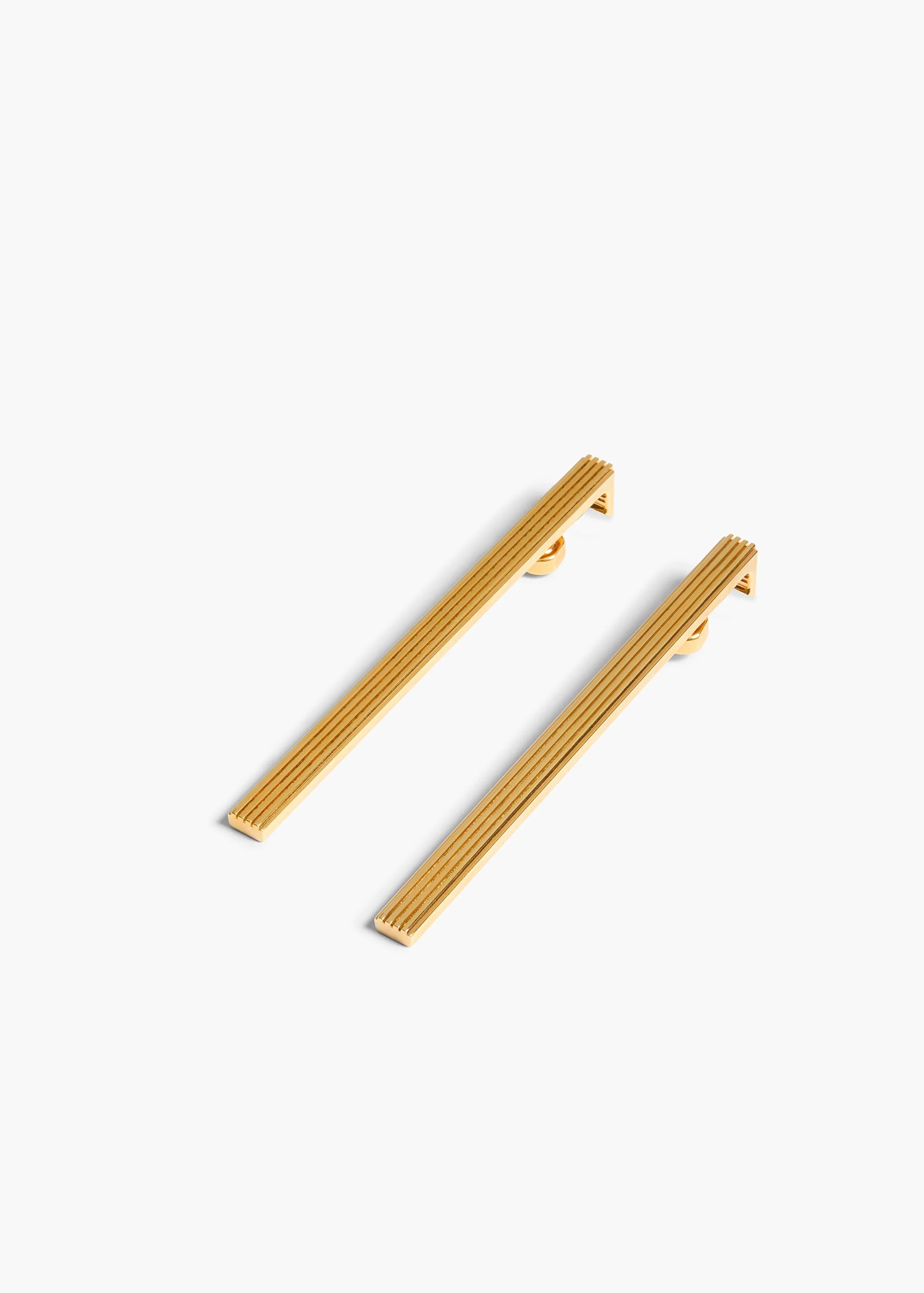 Khaite - Empire Long Earrings in Gold - Image 4