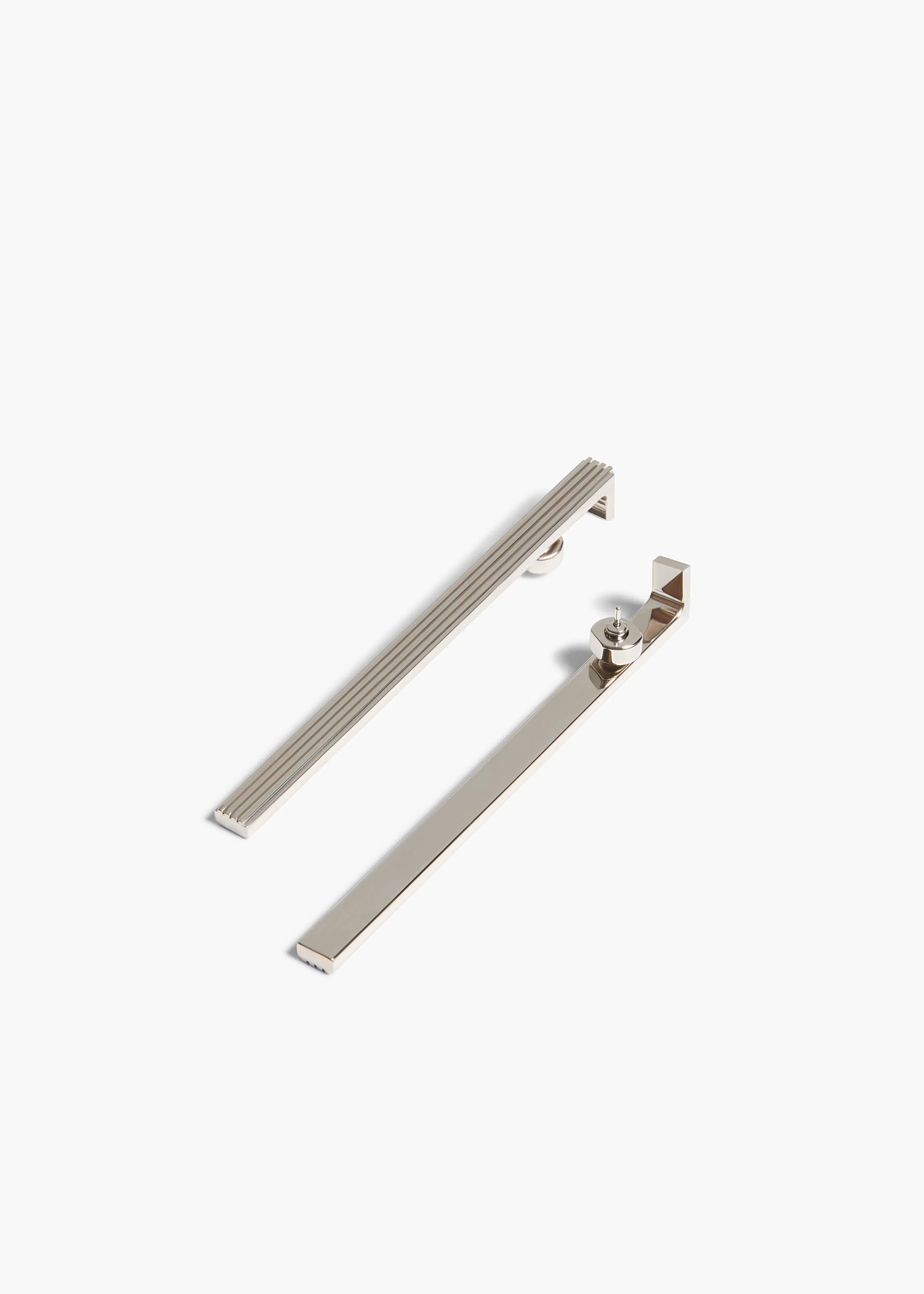 Khaite - Empire Long Earrings in Silver - Image 5
