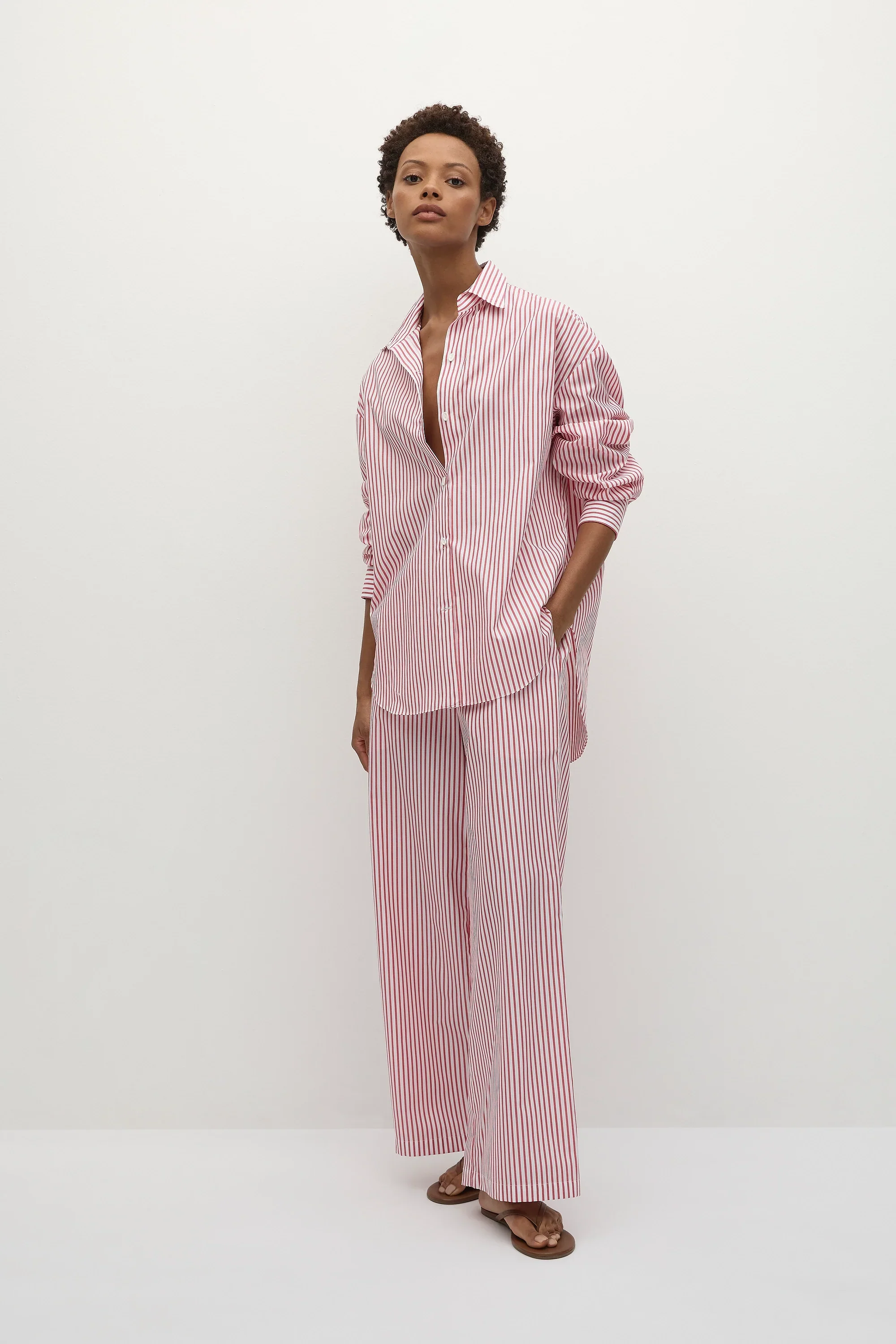 Faithfull - En Vau Oversized Shirt Riviera Stripe - Final Sale - Image 3