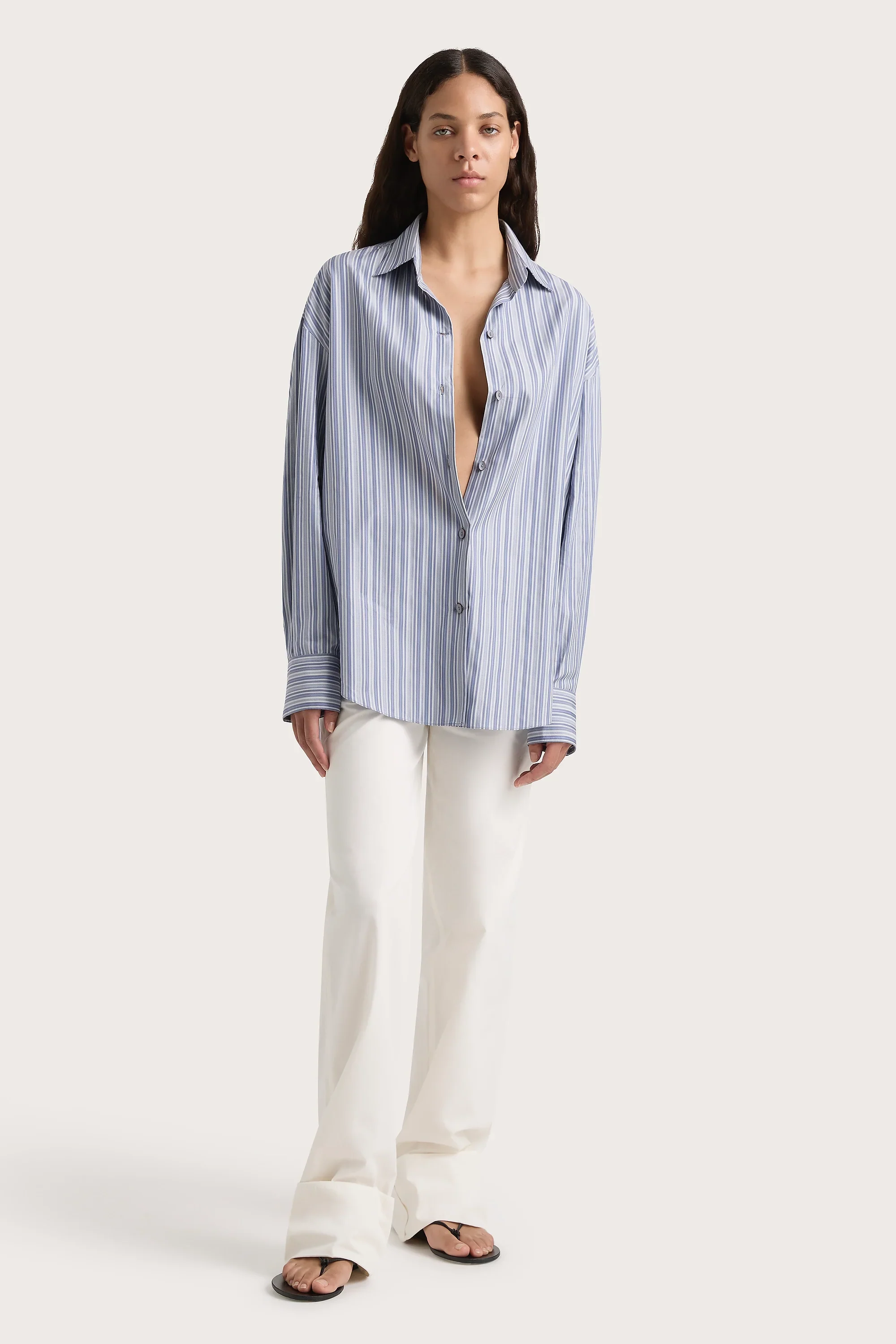 Faithfull - En Vau Shirt Blue Stripe - Final Sale - Image 6