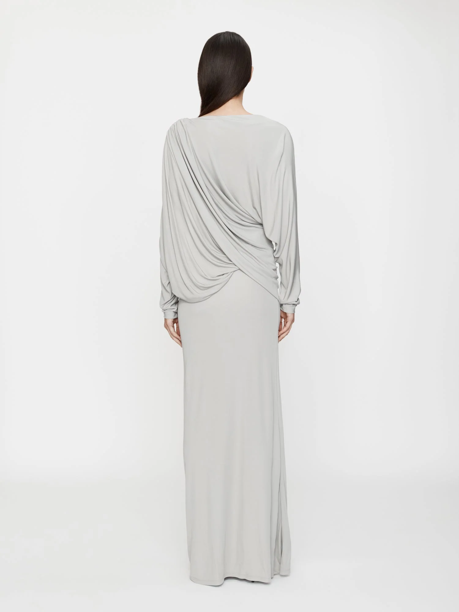 Christopher Esber - Encased Nature Resin Draped Jersey Dress - Image 4