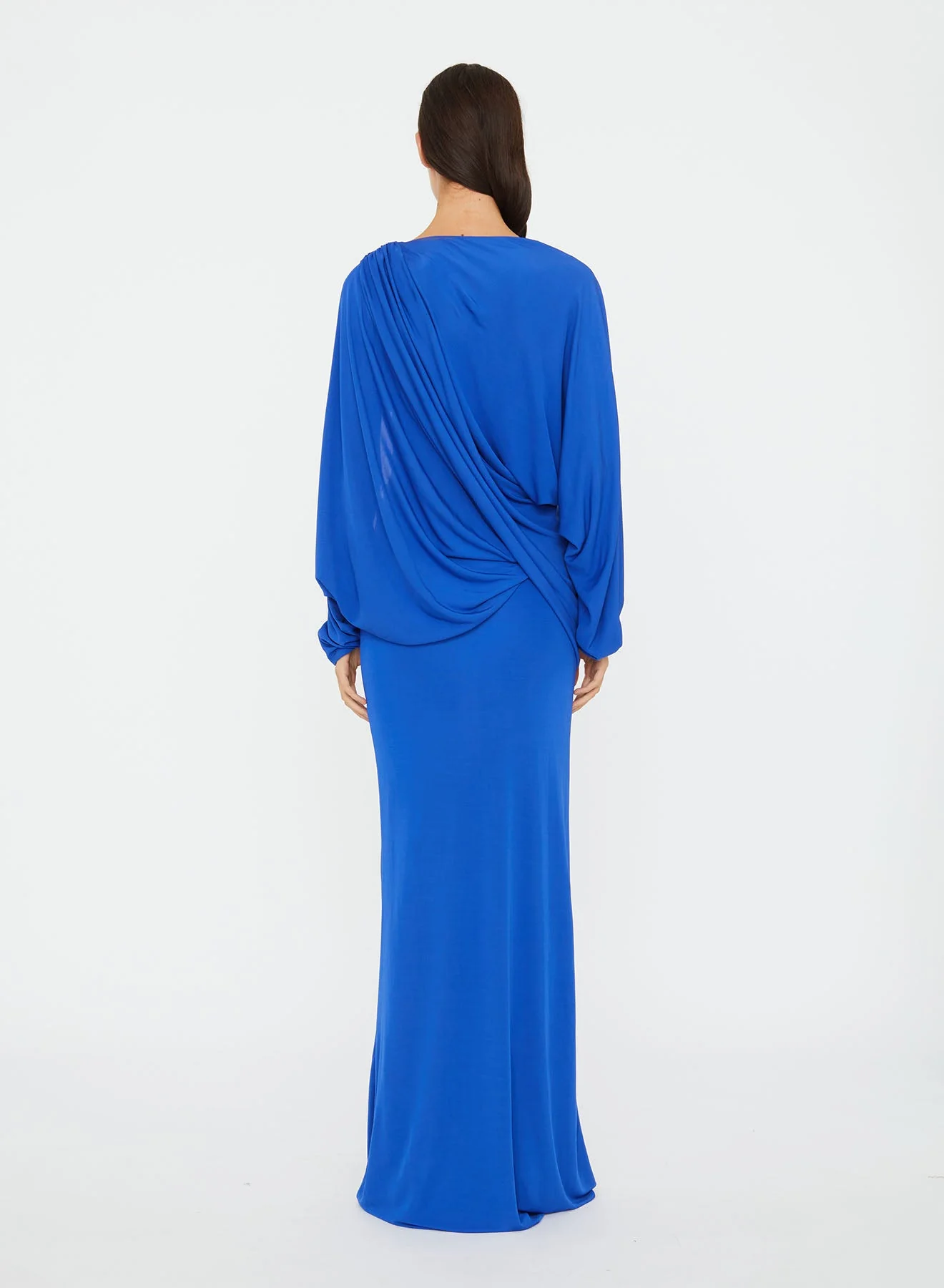 Christopher Esber - Encased Nature Resin Draped Jersey Dress - Image 5