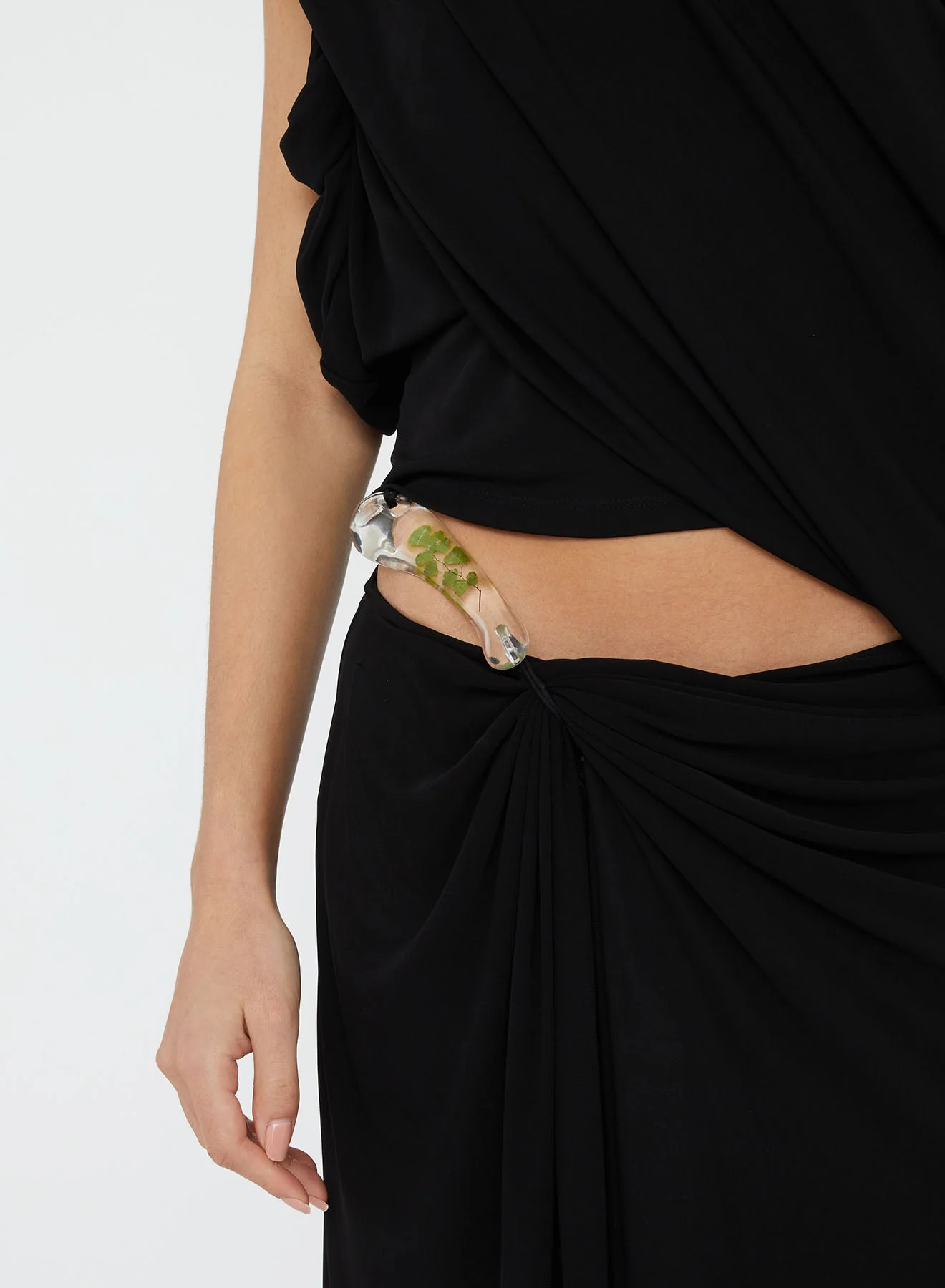 Christopher Esber - Encased Nature Suspended Jersey Skirt - Image 2