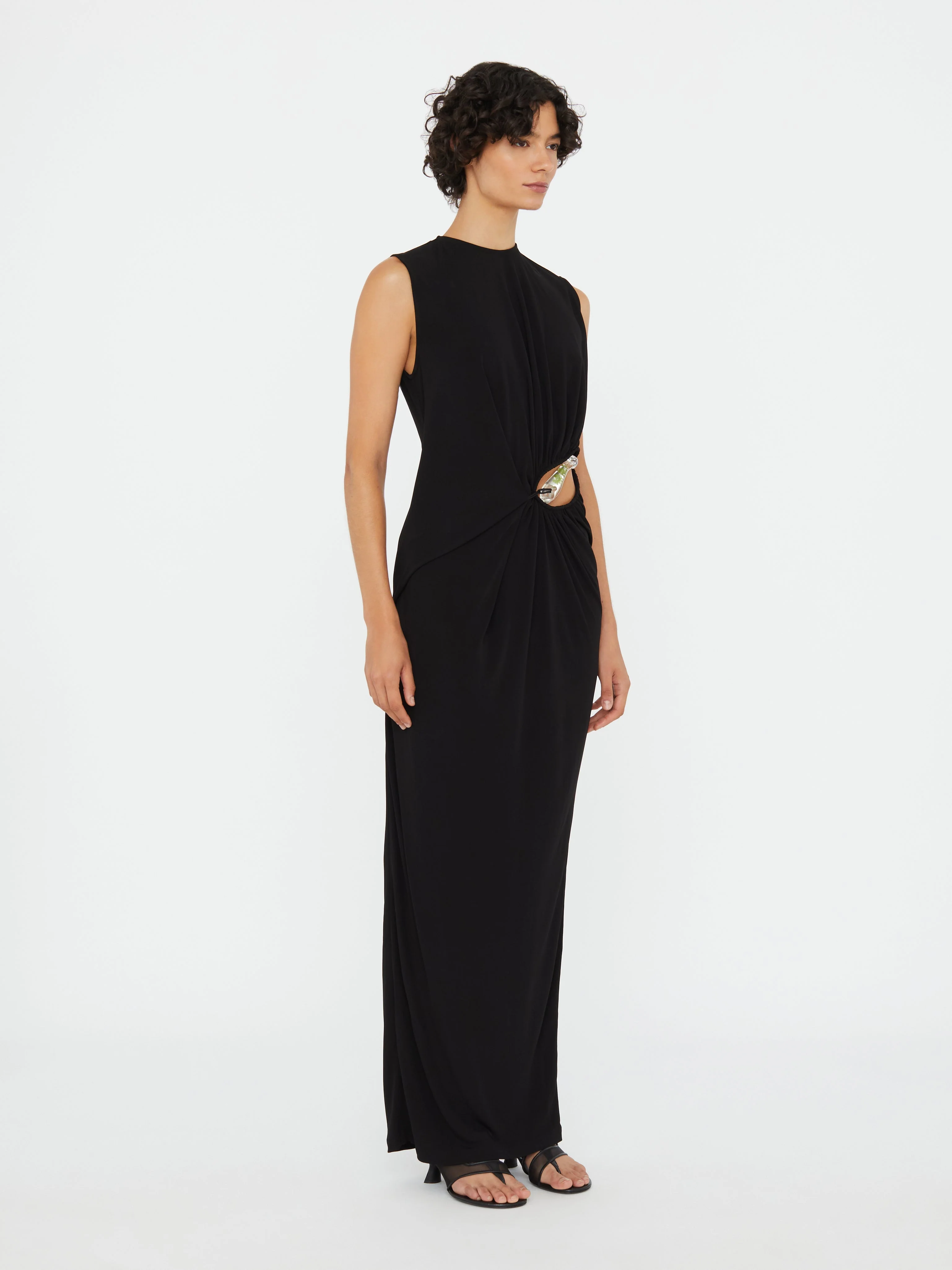 Christopher Esber - Encased Nature Suspended Jersey Tank Dress - Image 3