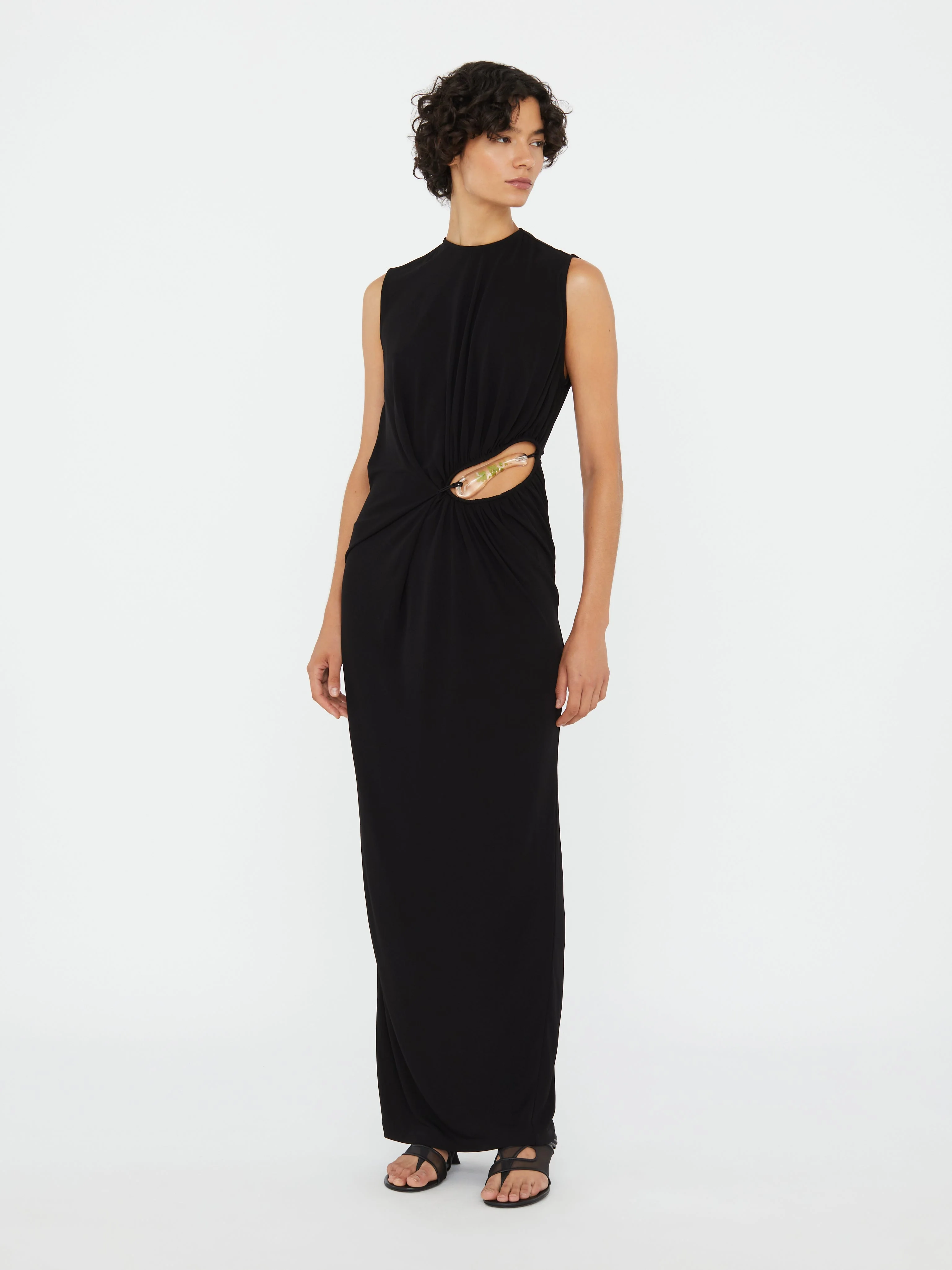 Christopher Esber - Encased Nature Suspended Jersey Tank Dress - Image 4