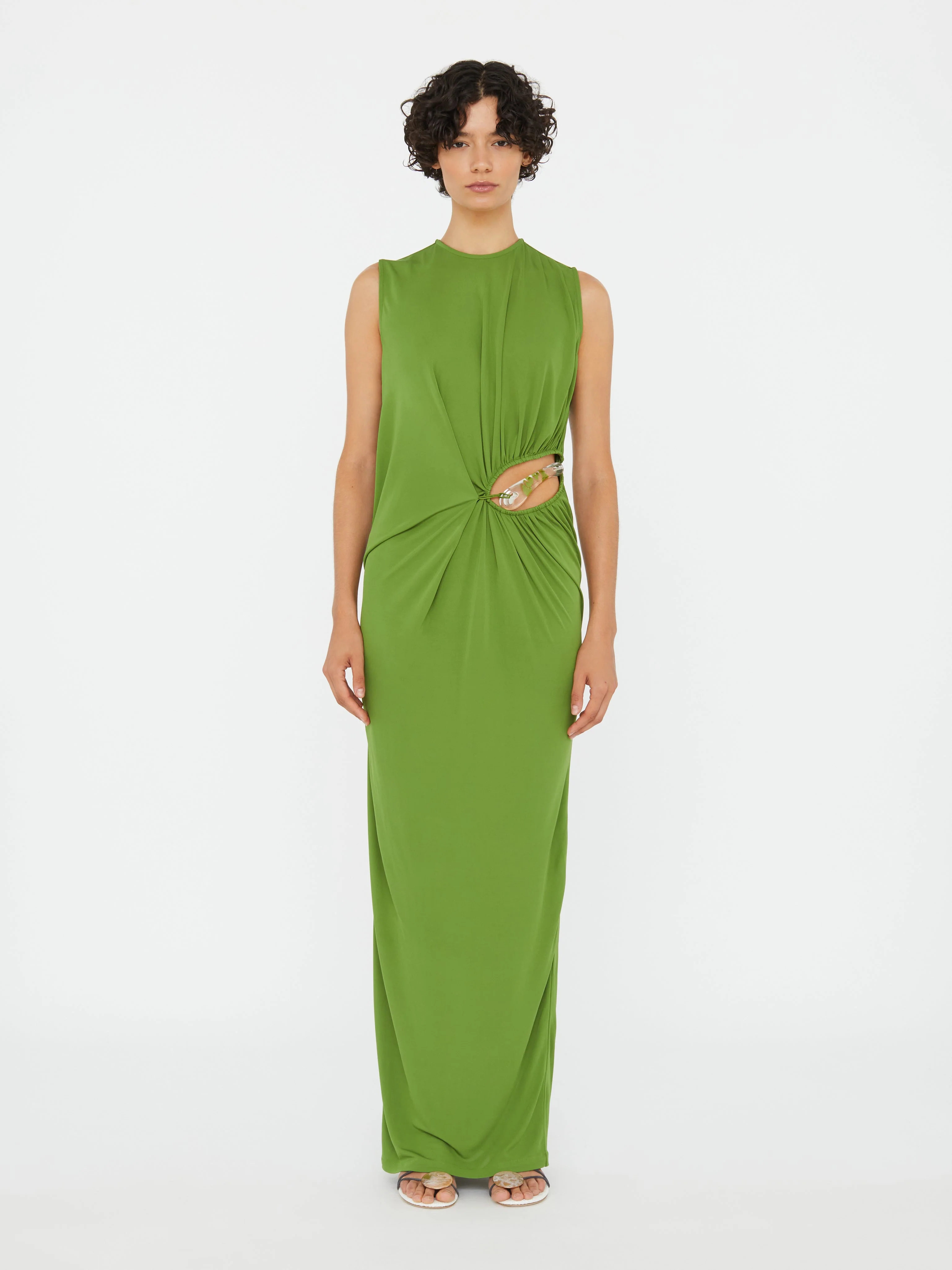 Christopher Esber - Encased Nature Suspended Jersey Tank Dress