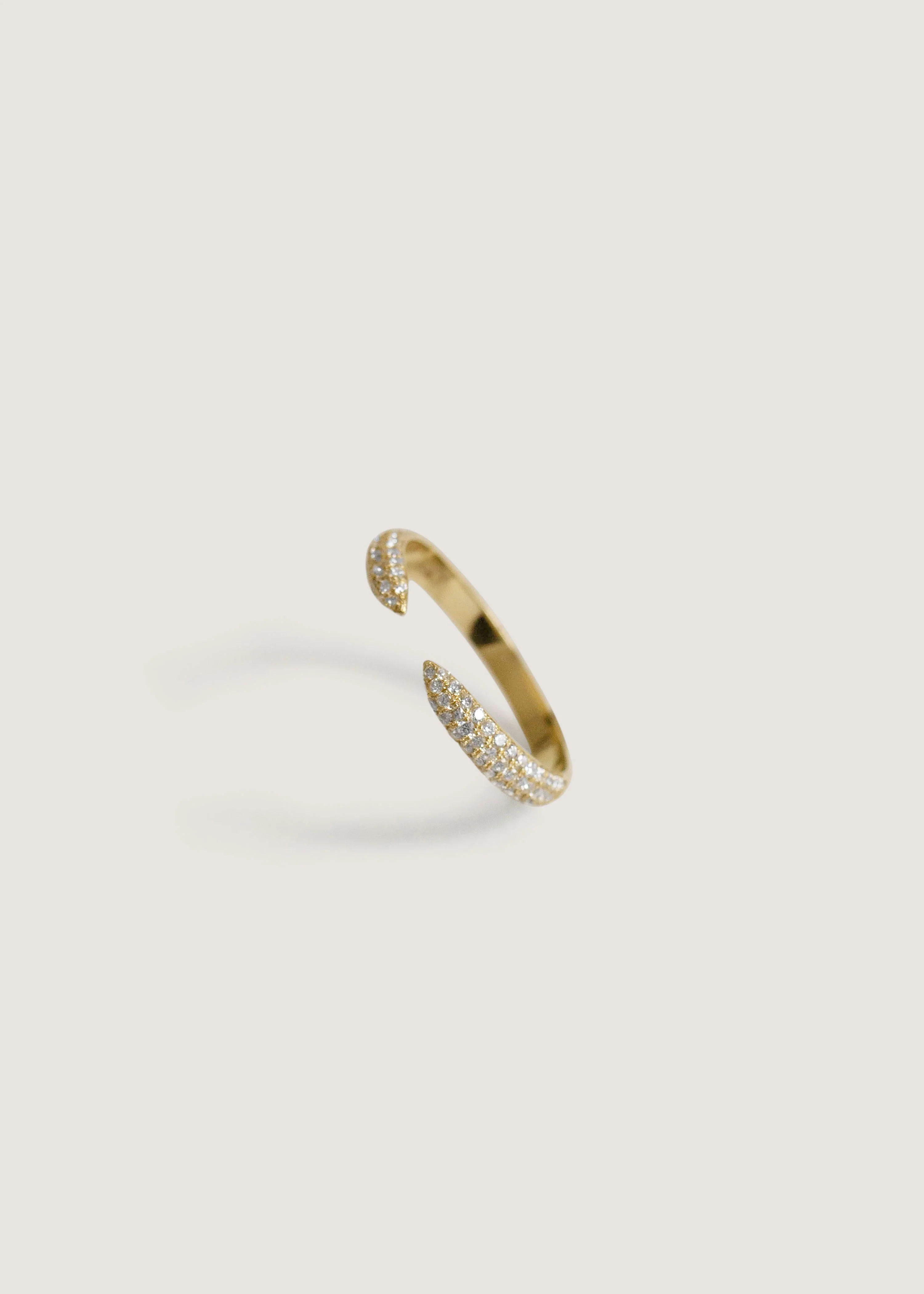 Kinn - Ennis Pavé Cuff Ring Diamond - Image 3