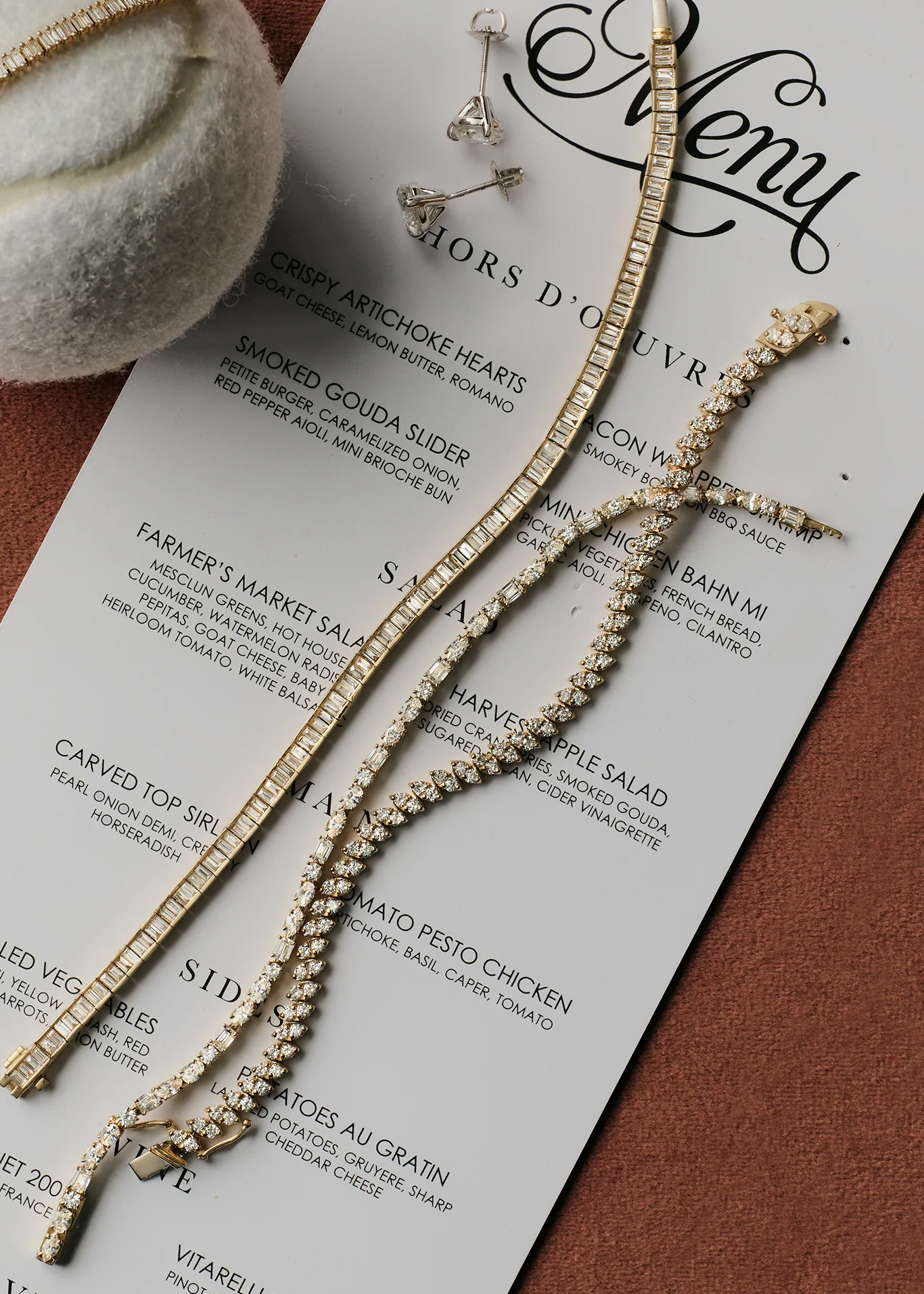 Kinn - Esme Fancy Shape Tennis Bracelet 4ctw Yellow Gold - Image 3