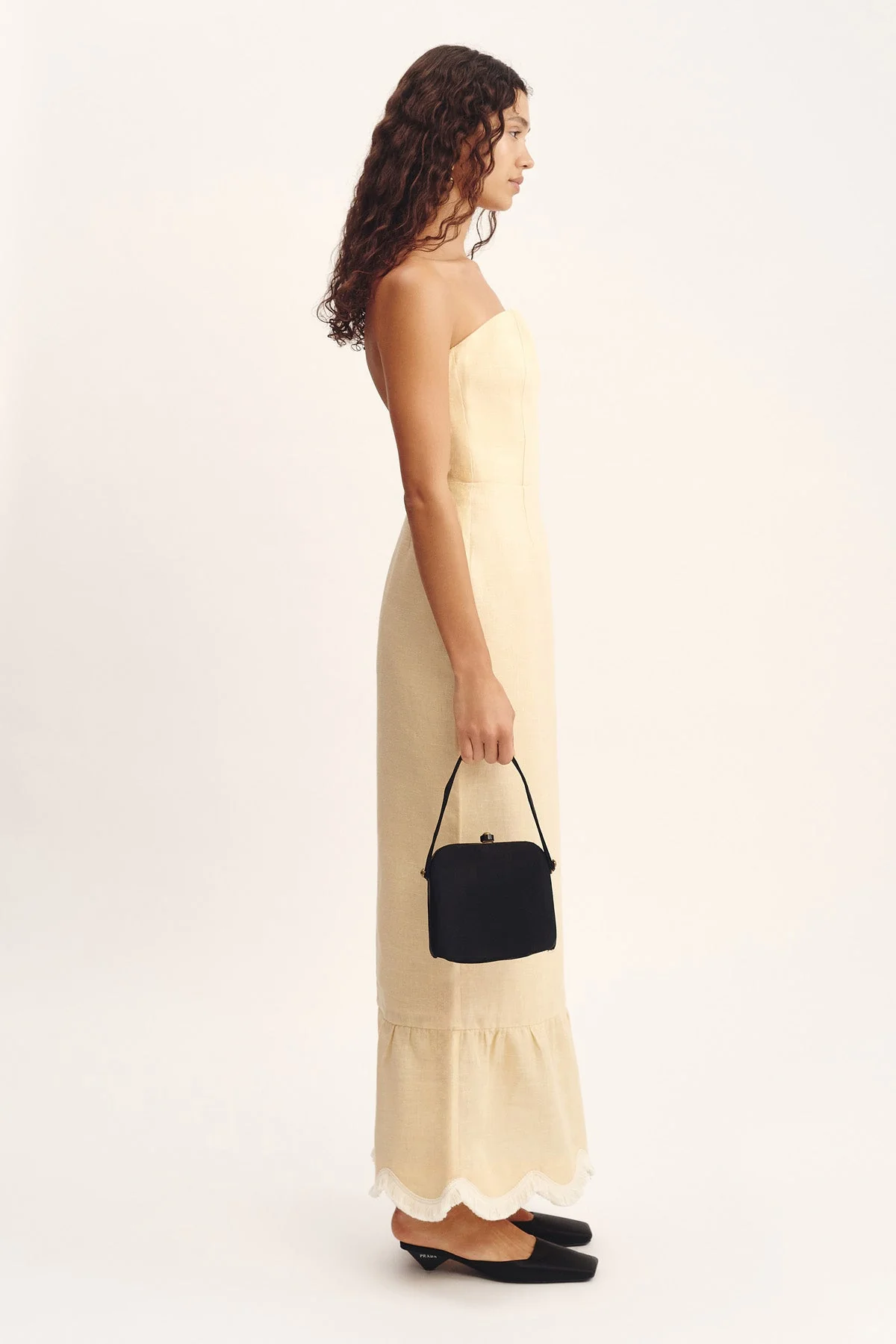 Posse - ESSIE STRAPLESS DRESS - DUSTY CITRON - Image 4