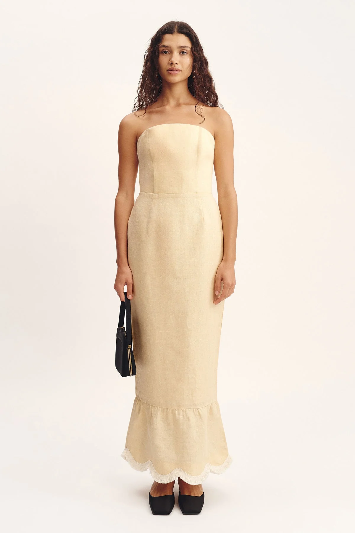 Posse - ESSIE STRAPLESS DRESS - DUSTY CITRON - Image 8