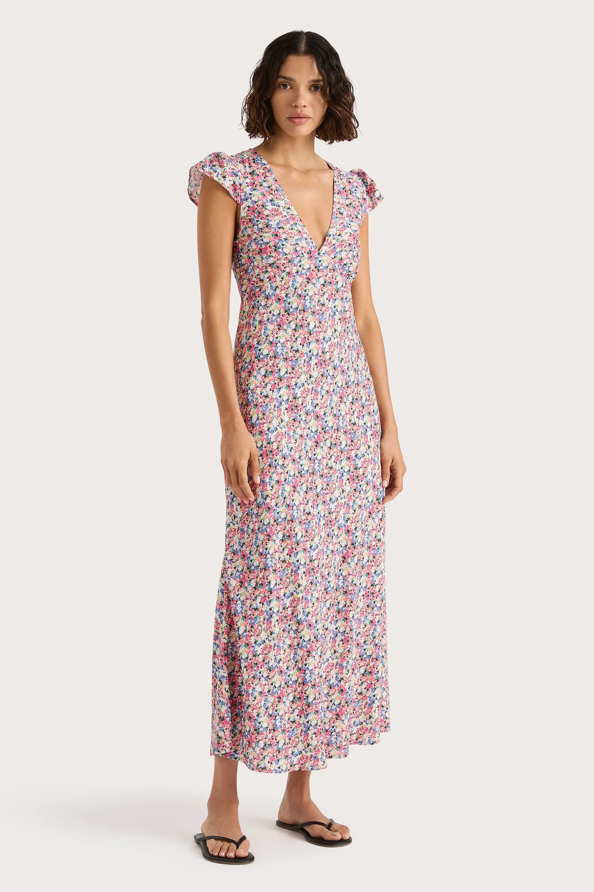 Faithfull - Esson Midi Dress Valerie Floral Multi - Final Sale - Image 2